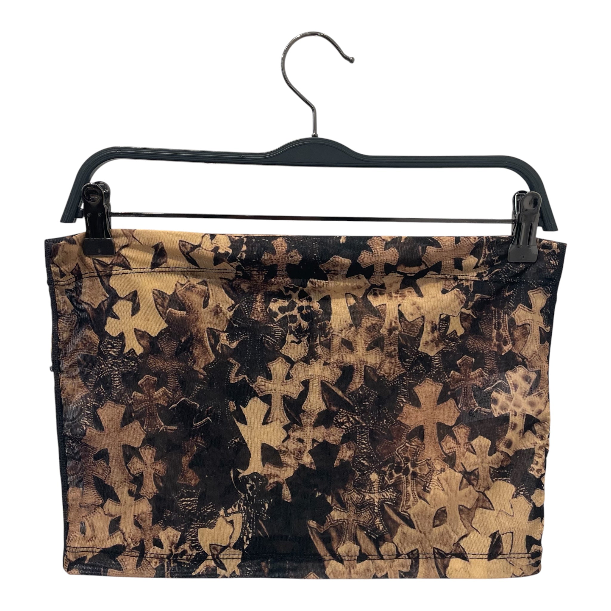 CHROME HEARTS/Skirt/S/Nylon/BRW/WATERFALLS MESHSTACKED CROSS view 2