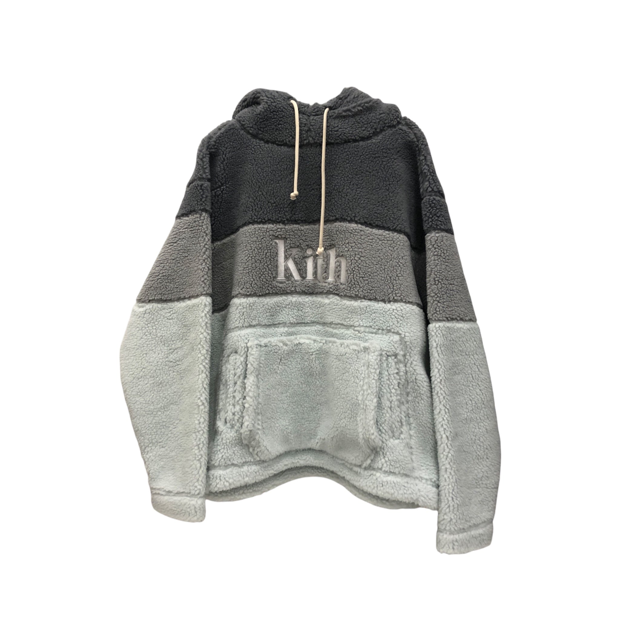 KITH/Fleece Jkt/L/Cotton/GRY/ view 1