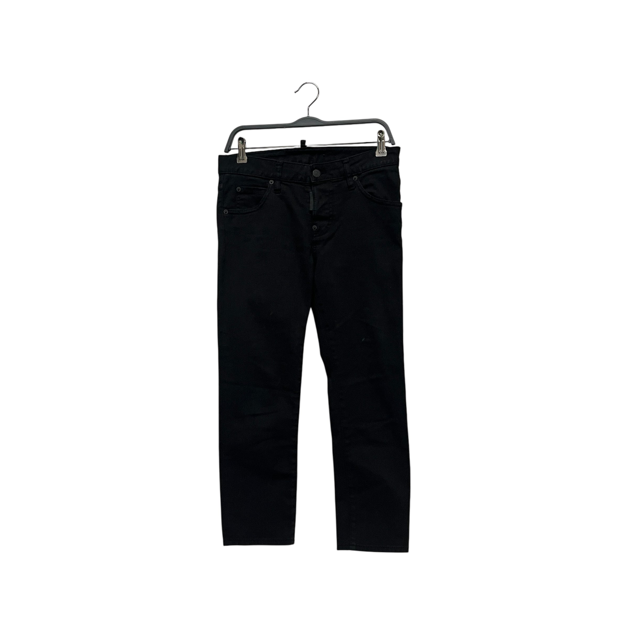 DSQUARED2/Skinny Pants/34/Denim/BLK/BLACK BULL view 1