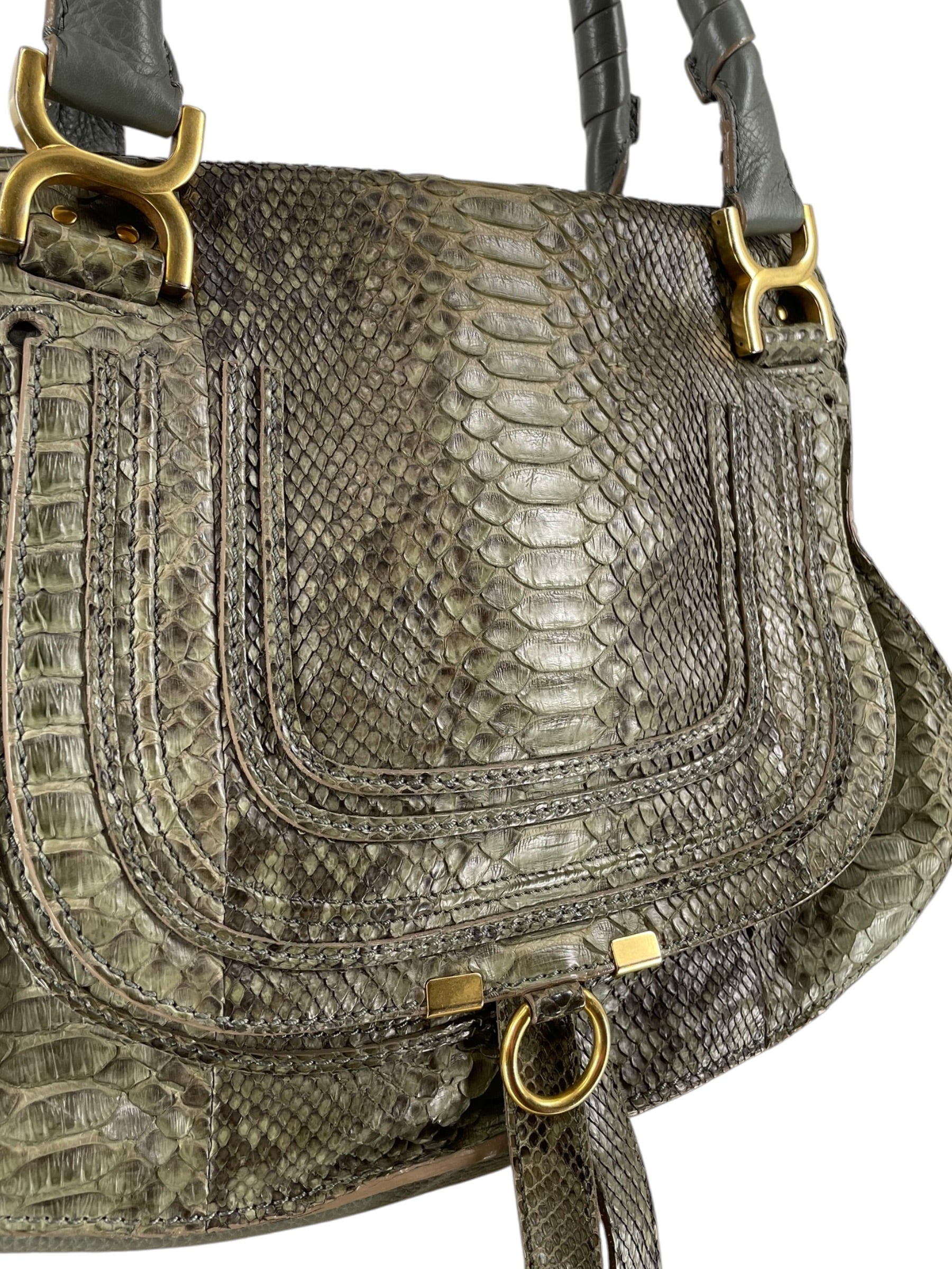 Chloe/Bag/Animal Pattern/Leather/GRN/MARCIE SNAKESKIN view 6