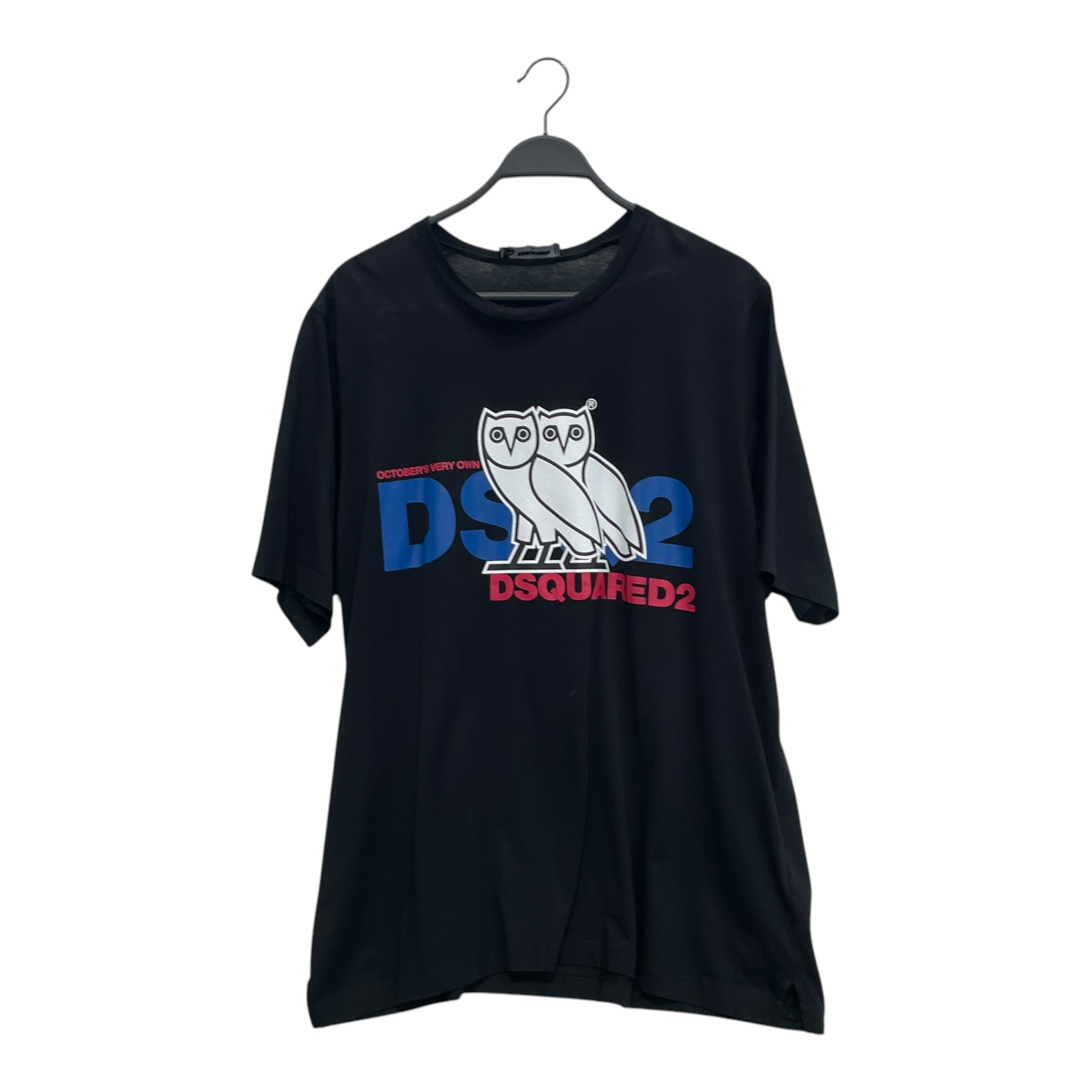 DSQUARED2/OCTOBERS VERY OWN(OVO)/T-Shirt/L/Cotton/BLK/OVO view 1