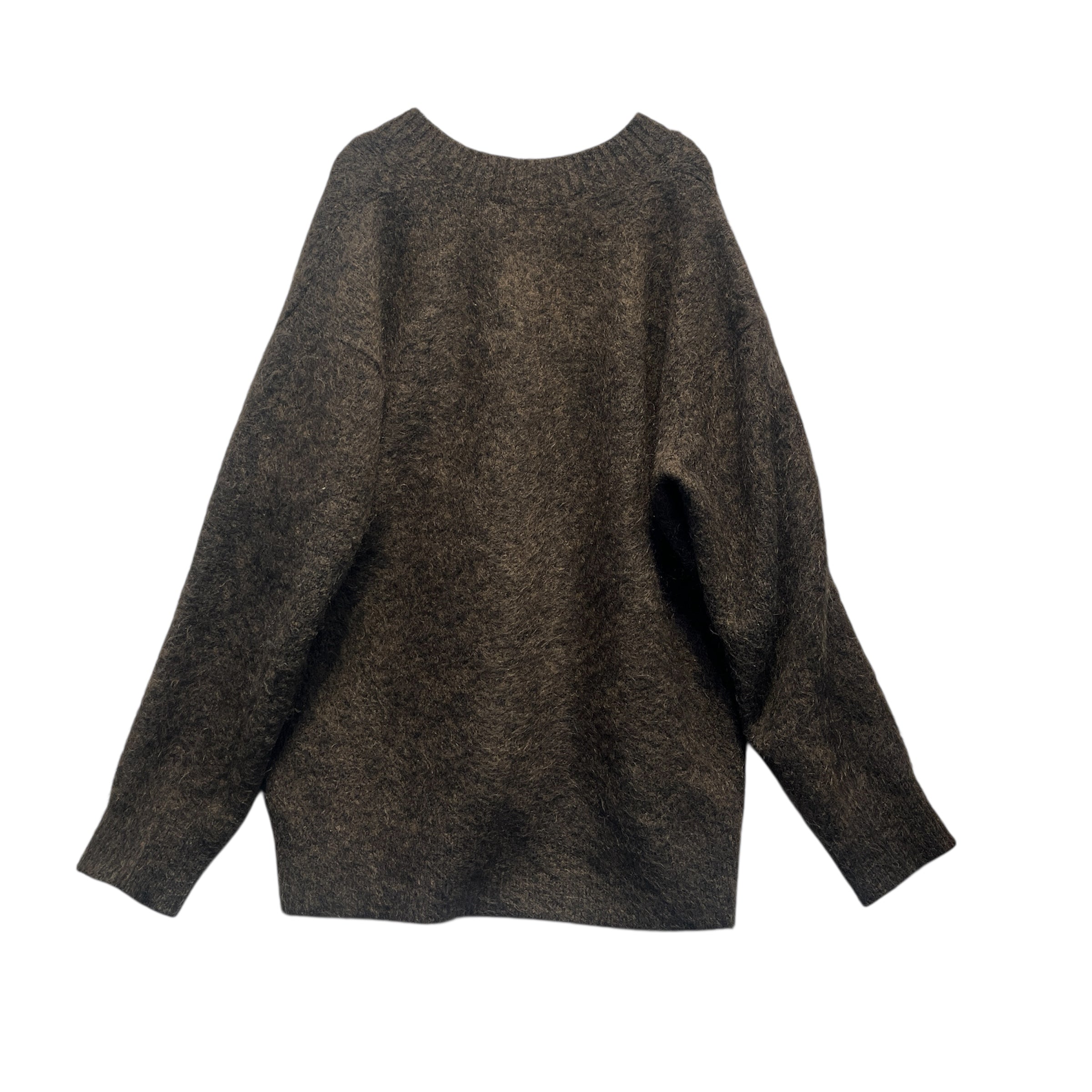 Acne Studios/Heavy Sweater/M/Wool/BRW/V NECK RIBBED HEM view 2