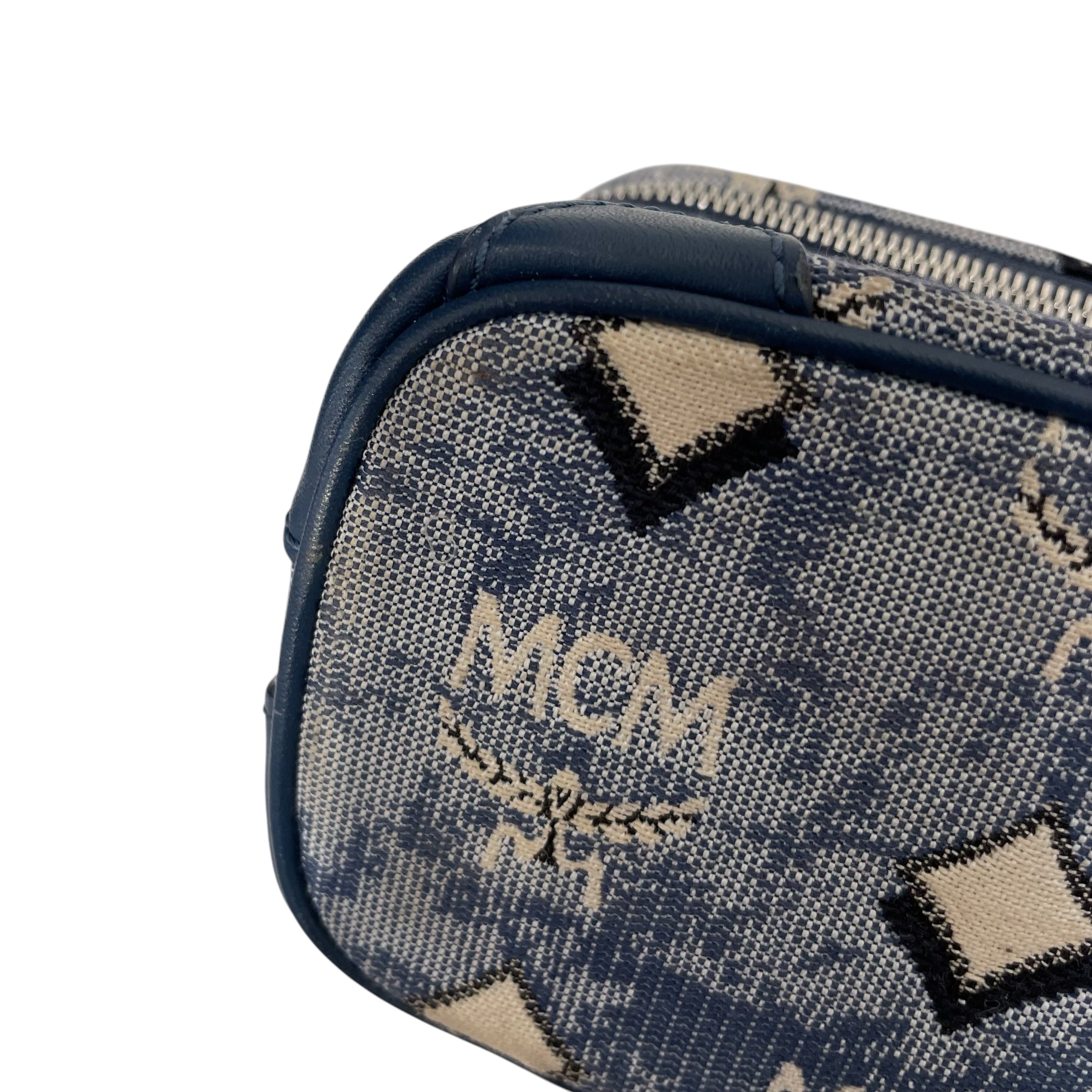 MCM/Cross Body Bag/Monogram/BLU/MINI ROCKSTAR VANITY view 9