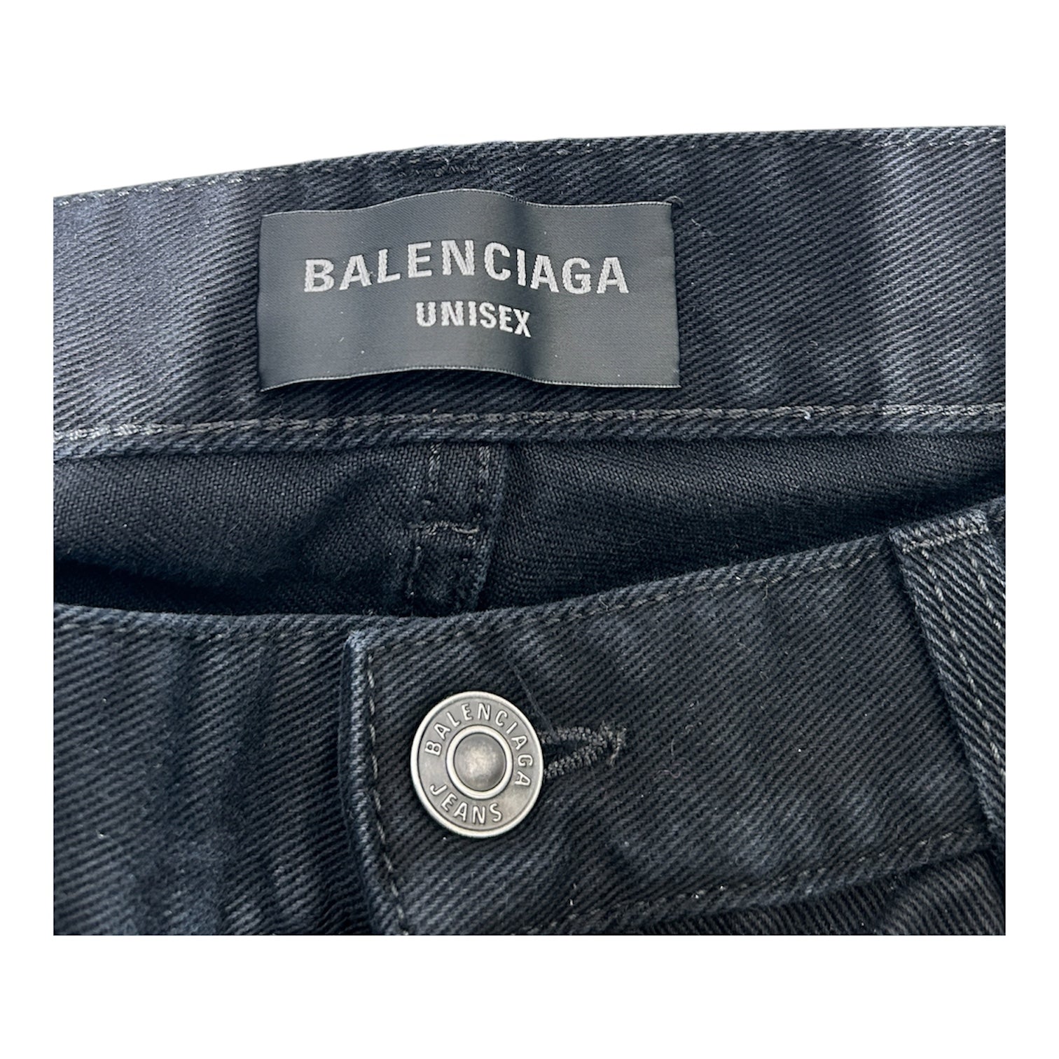BALENCIAGA/Straight Pants/S/Denim/BLK/FLARED DENIM view 3