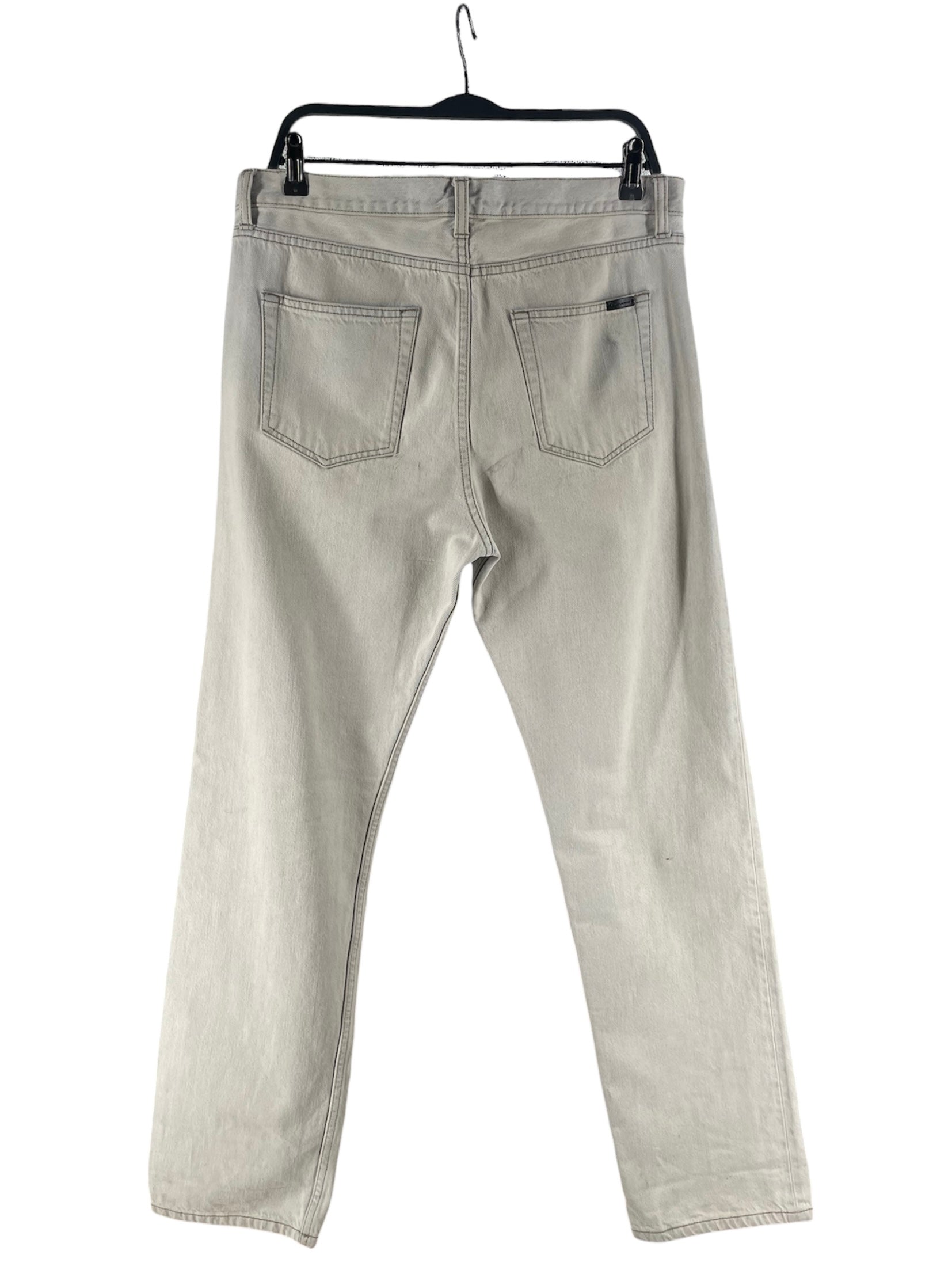 SAINT LAURENT/Straight Pants/25/Denim/GRY/ view 2