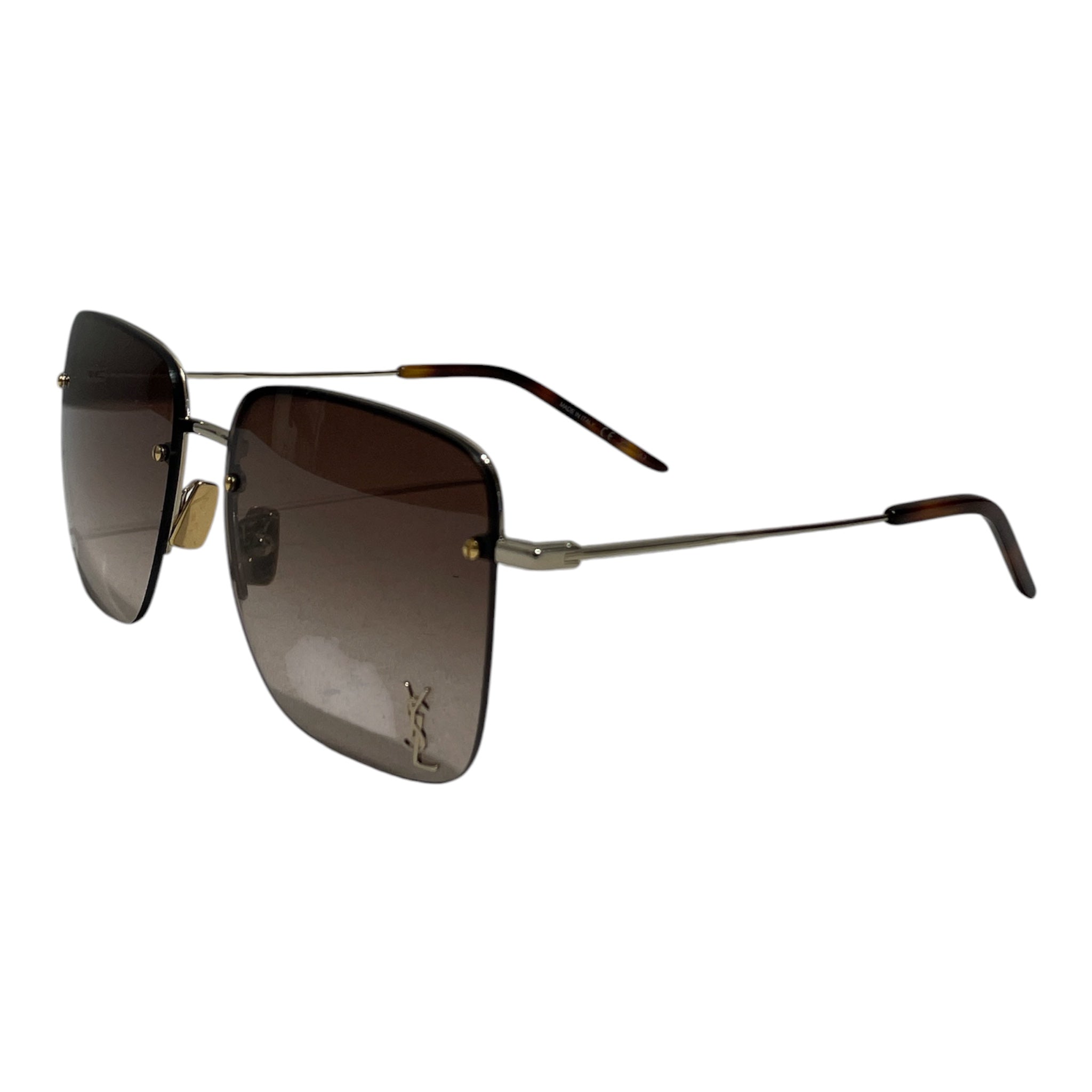 SAINT LAURENT/Sunglasses/Titanium/BRW/L's/SL 312M view 2