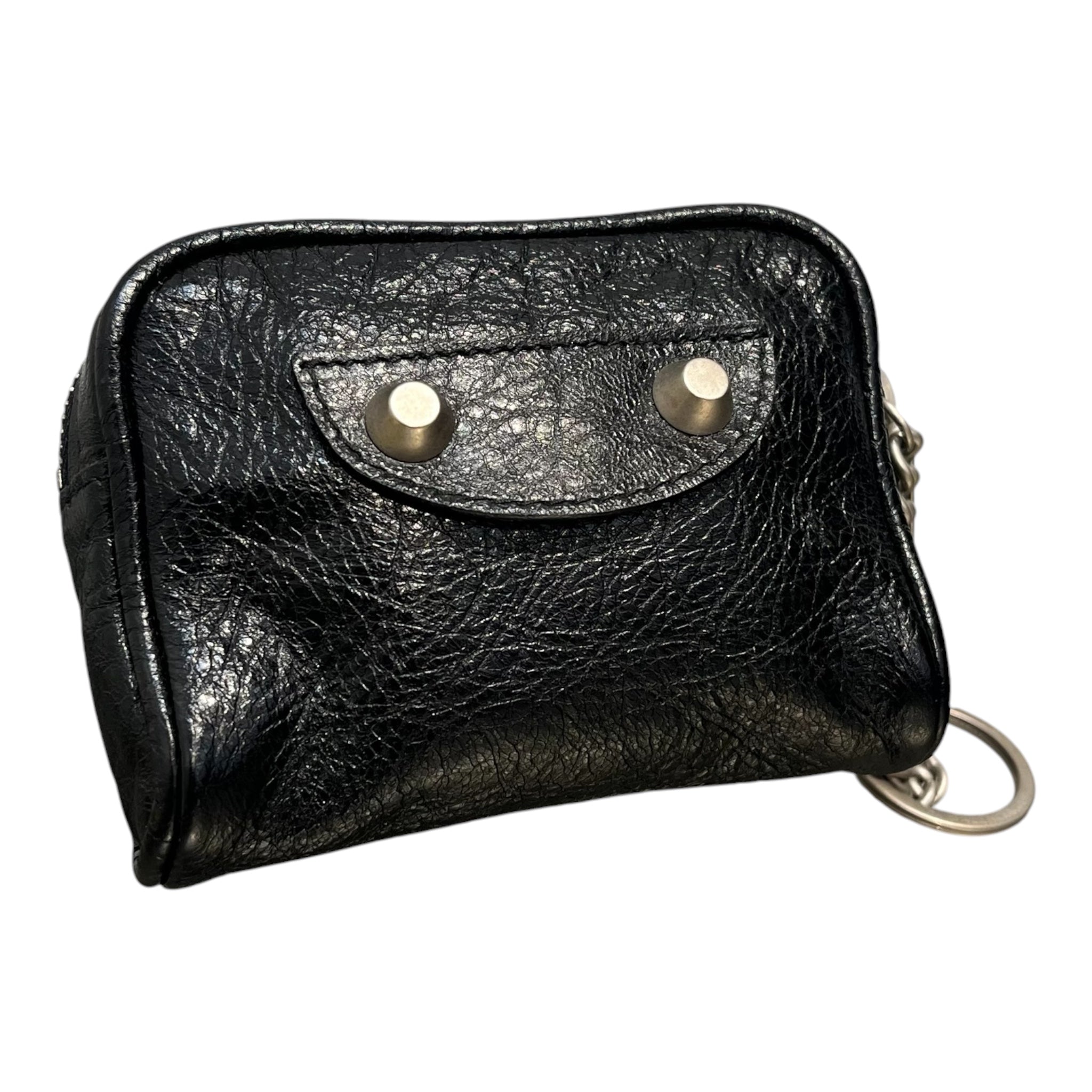 BALENCIAGA/Coin Wallet/Leather/BLK/L's/BLACK LEATHER COIN WALLET view 1