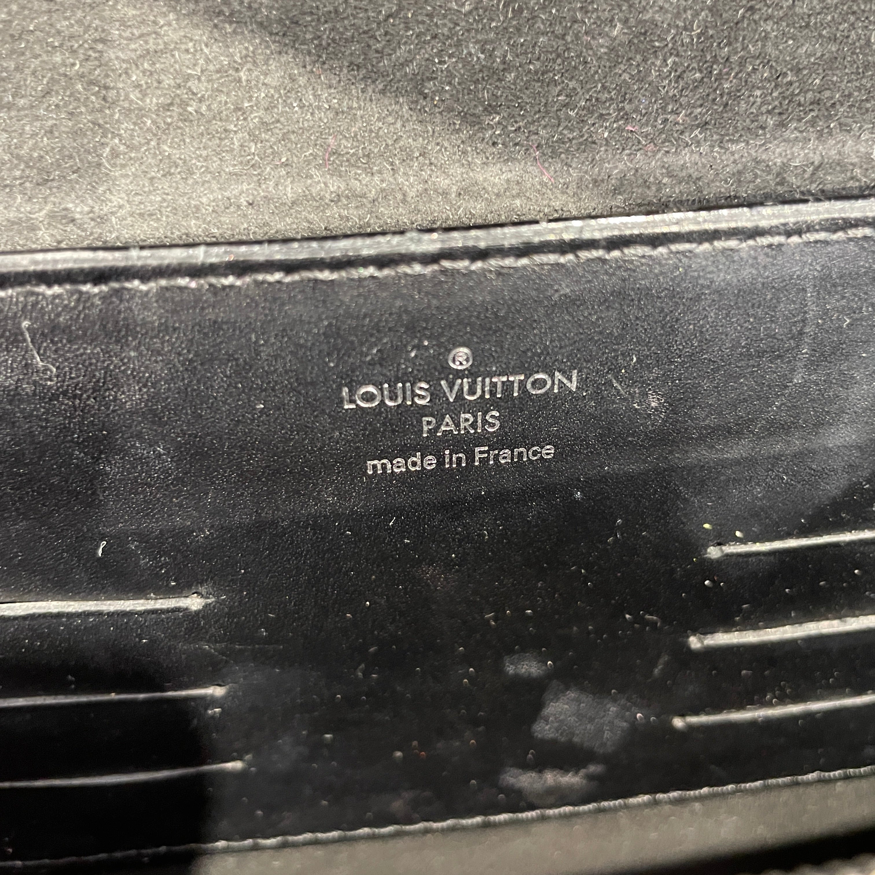 LOUIS VUITTON/Hand Bag/Leather/BLK/epi leather iena view 6