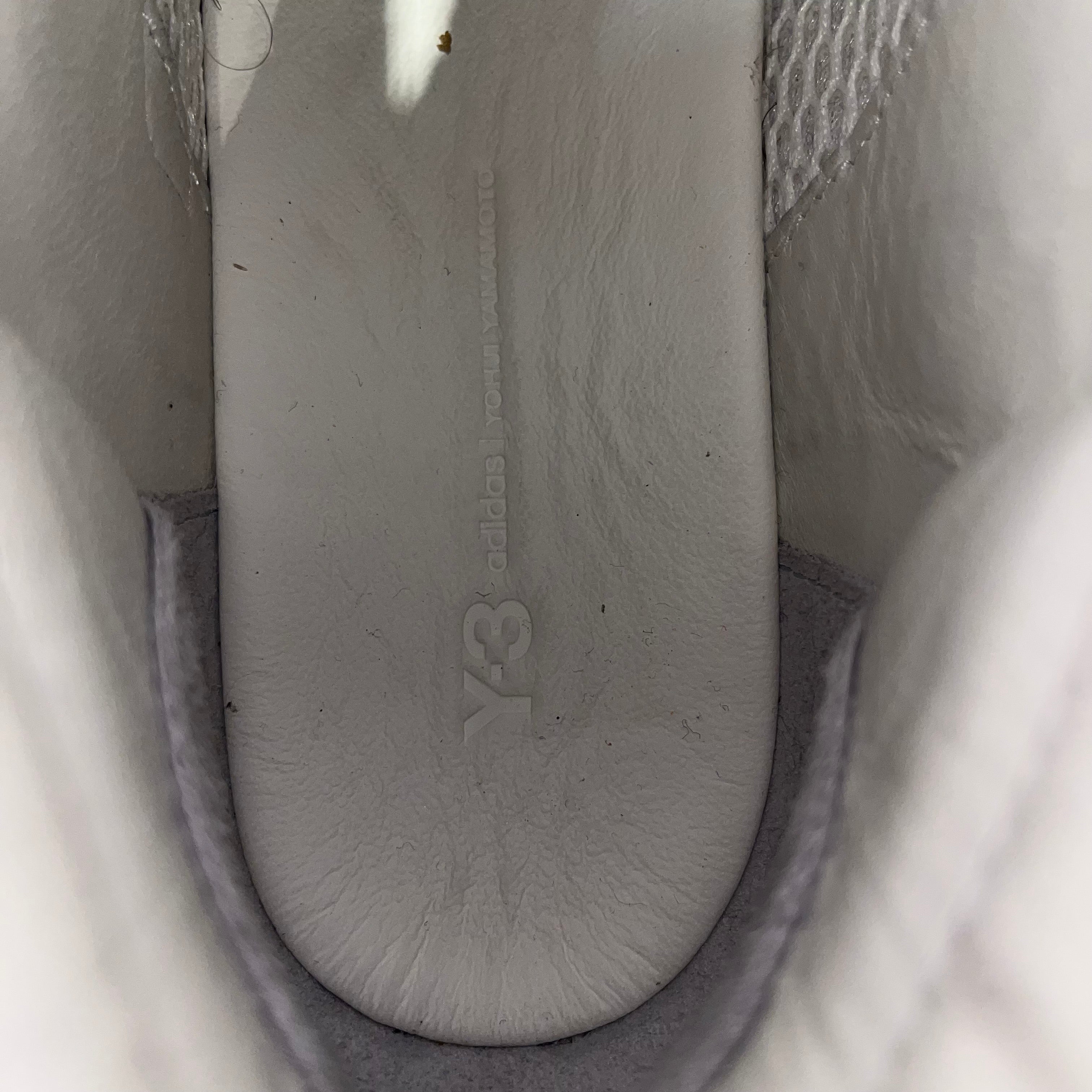 Y-3/Hi-Sneakers/US 9.5/Leather/WHT/CENTENNIAL BLU SUEDE view 8