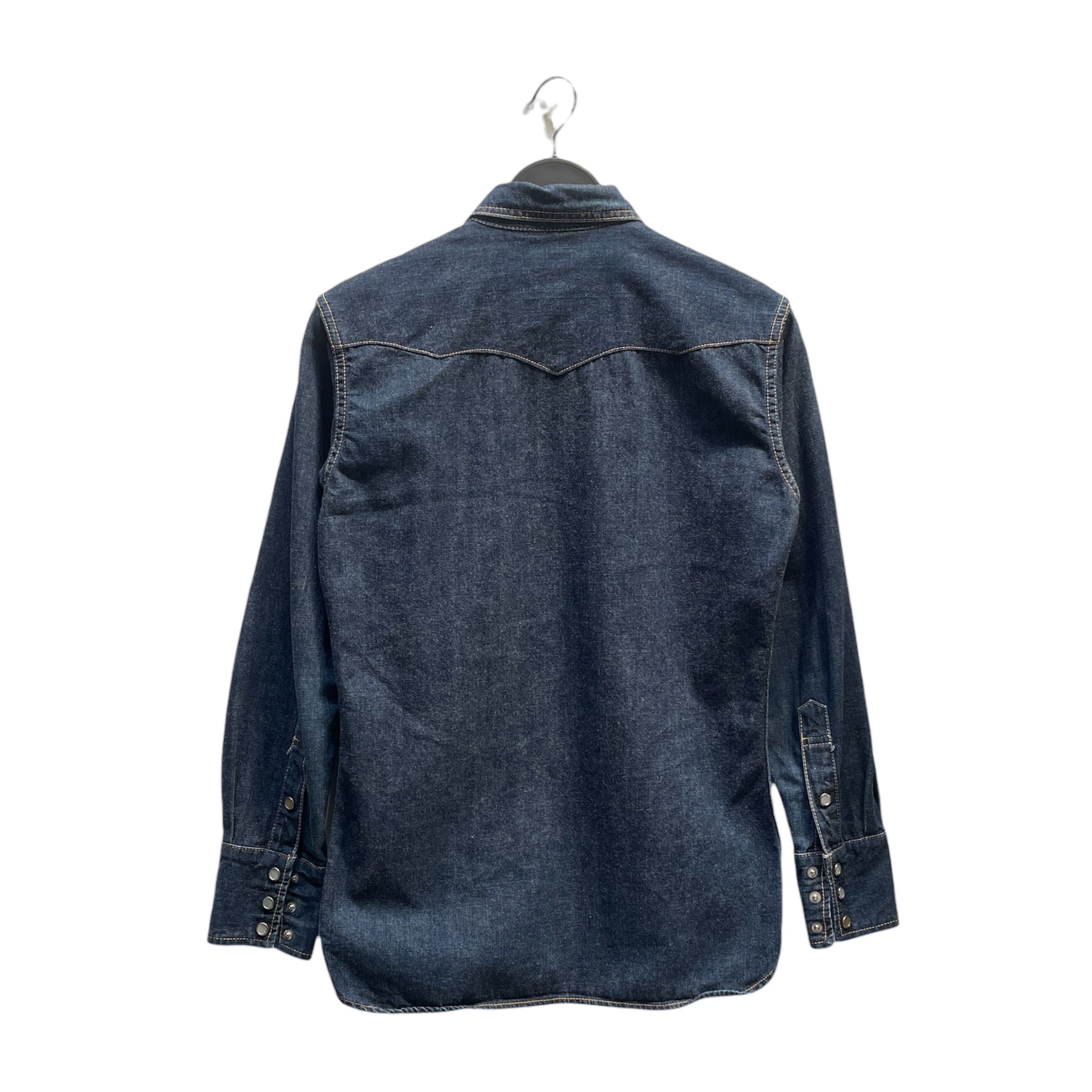 THE FLAT HEAD/LS Shirt/38/Denim/IDG/ view 2