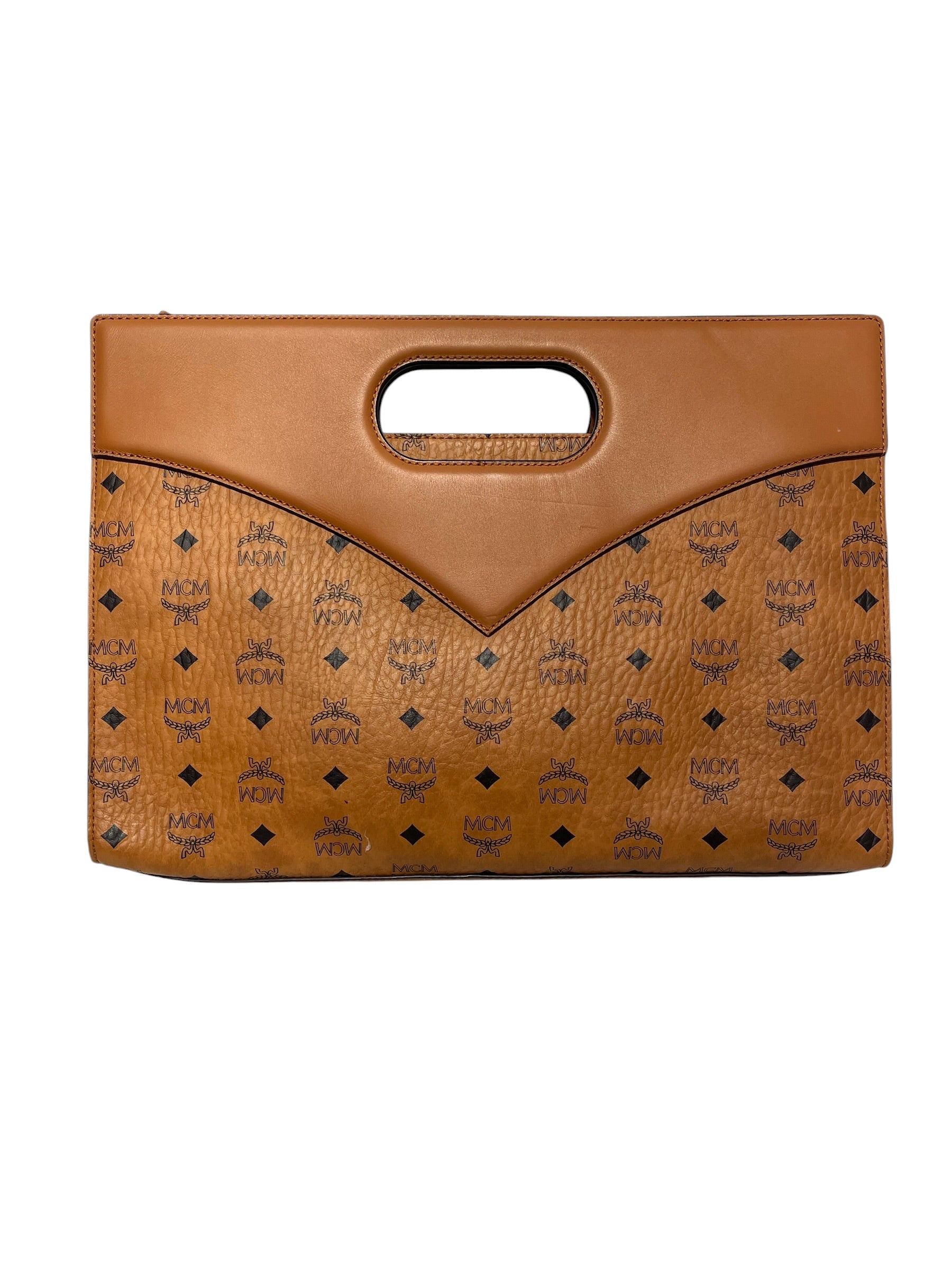 MCM/Bag/Leather/ORN/Diamond tote view 3