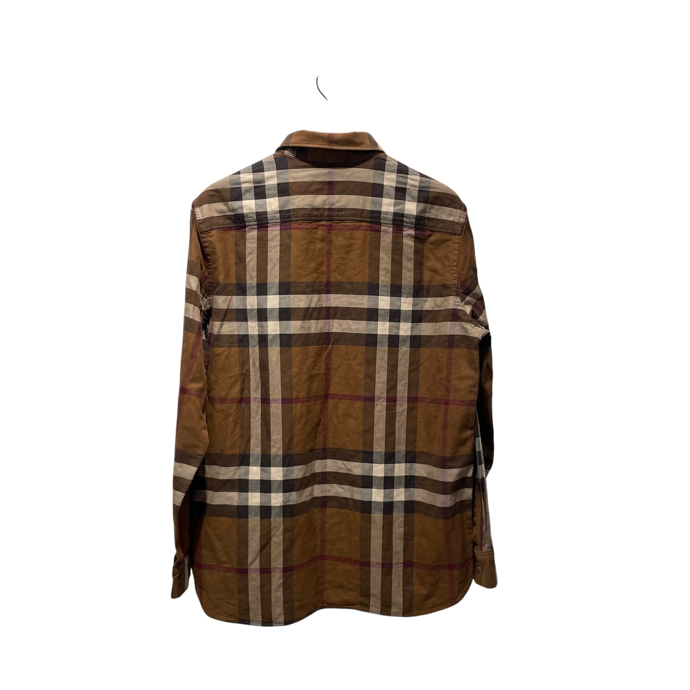 BURBERRY LONDON/LS Shirt/M/Cotton/BRW/ view 2
