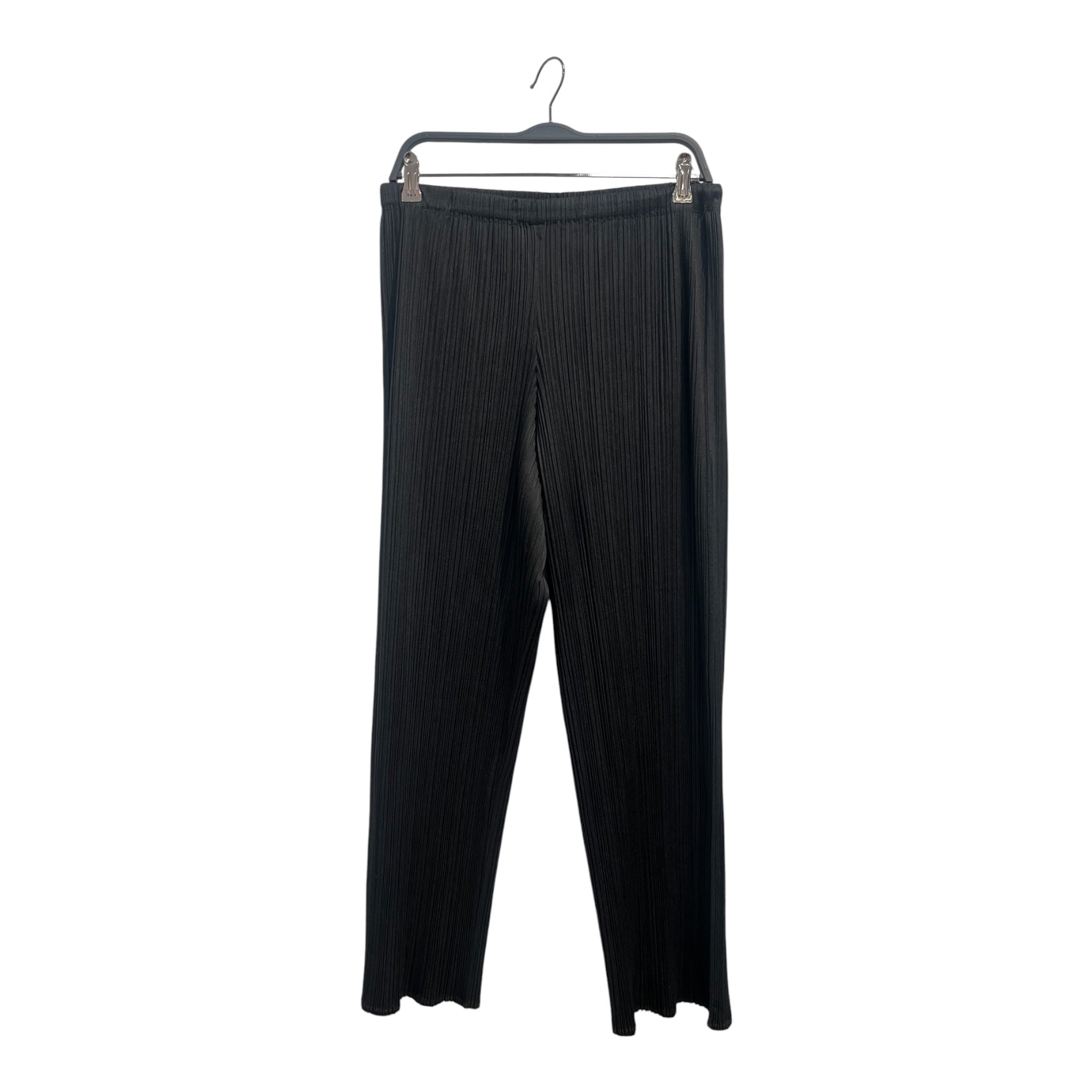 PLEATS PLEASE ISSEY MIYAKE/Bottoms/Polyester/BLK/Button Fly/ view 1