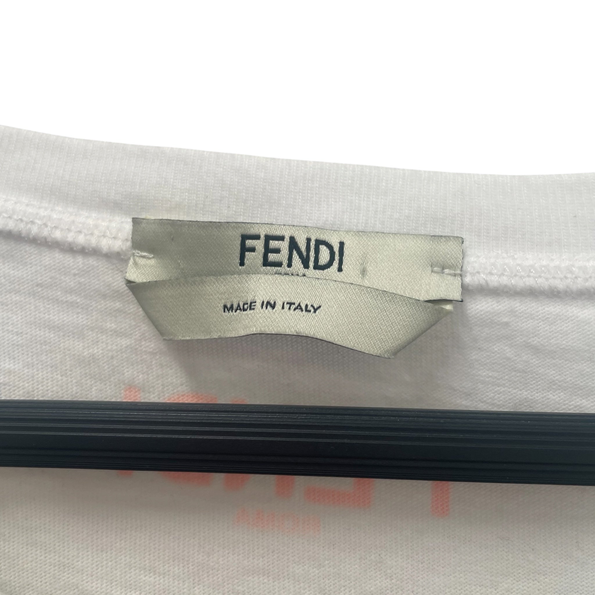 FENDI/T-Shirt/S/Cotton/WHT/ view 3