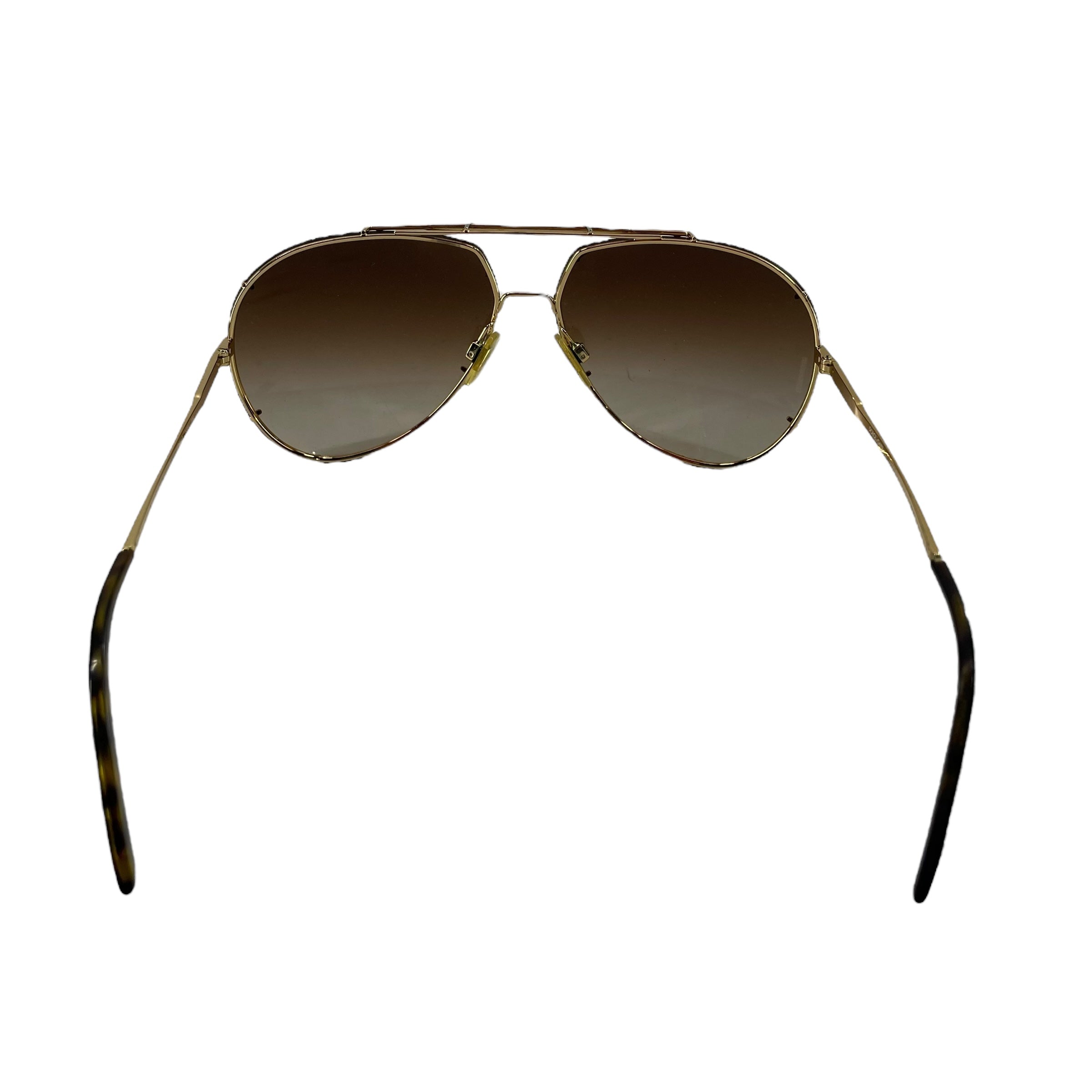 DOLCE&GABBANA/Sunglasses/Metal/GLD/Teardrop/BRN LENSES TORTOISE SHELL ARMS view 9