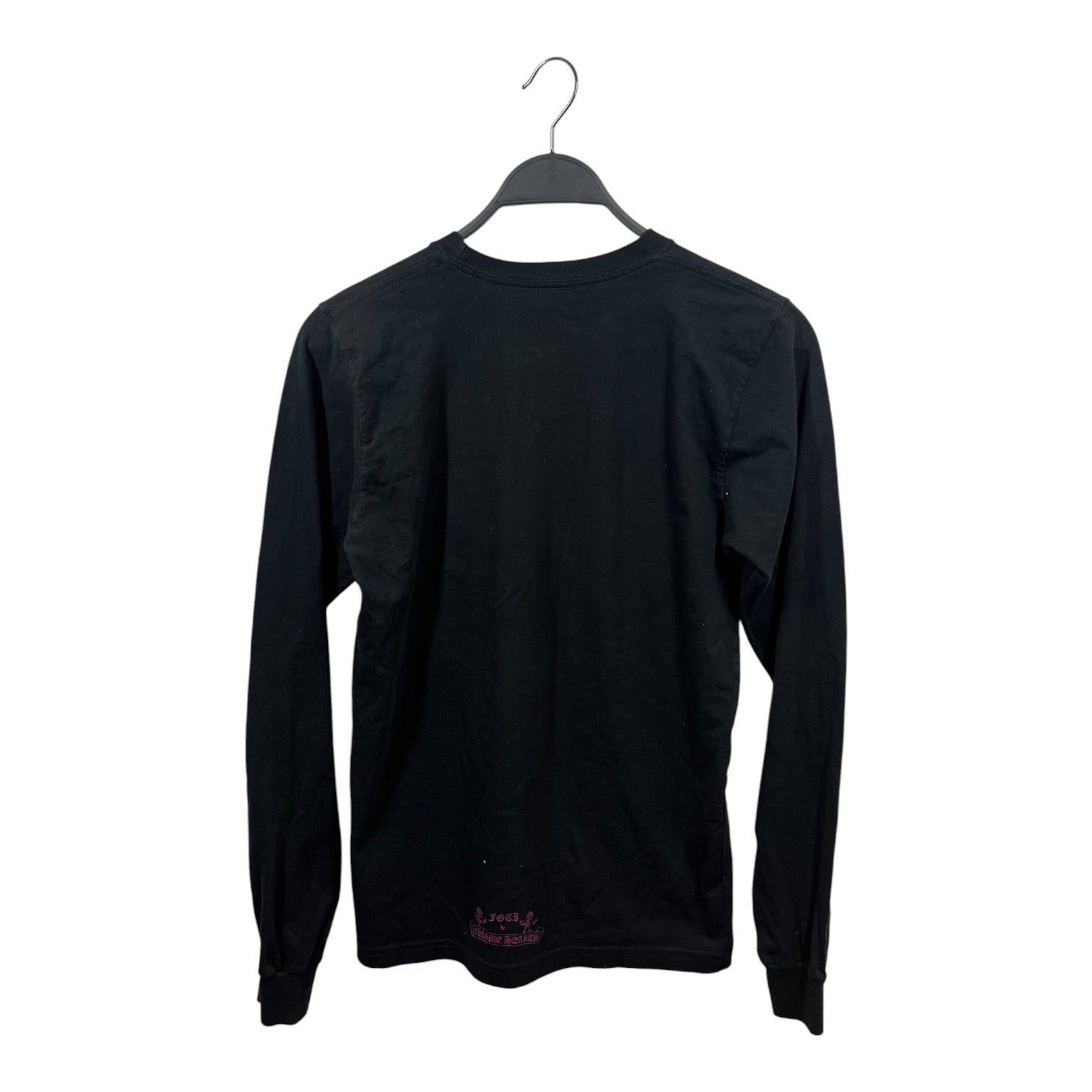 CHROME HEARTS/LS T-Shirt/S/Cotton/BLK/PURPLE FOTI view 2