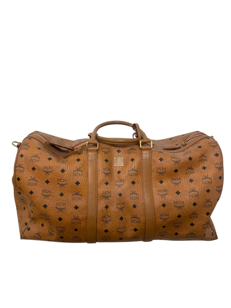 MCM/Boston Bag/XL/Monogram/Leather/CML/8010C