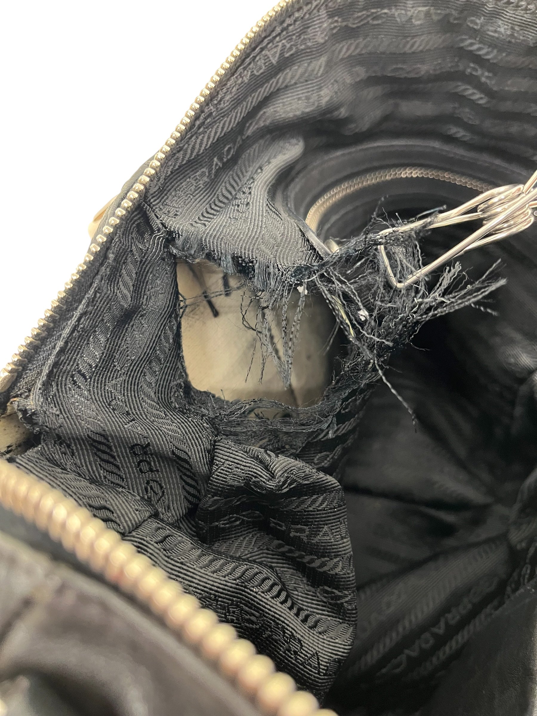 PRADA/Bag/Leather/BLK/LEATHER BOWLER BAG view 8