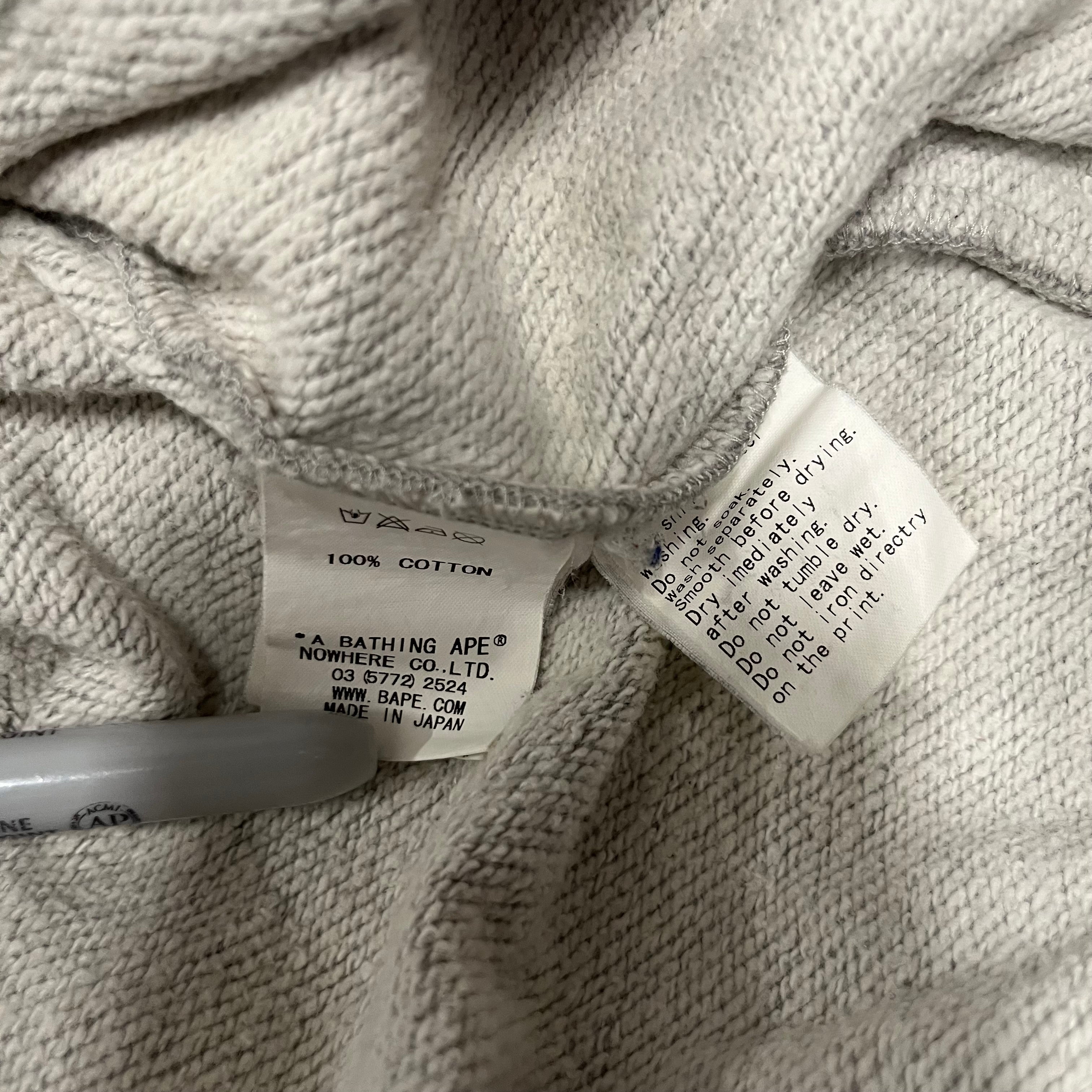 A BATHING APE/Hoodie/LL/Cotton/GRY/ view 6