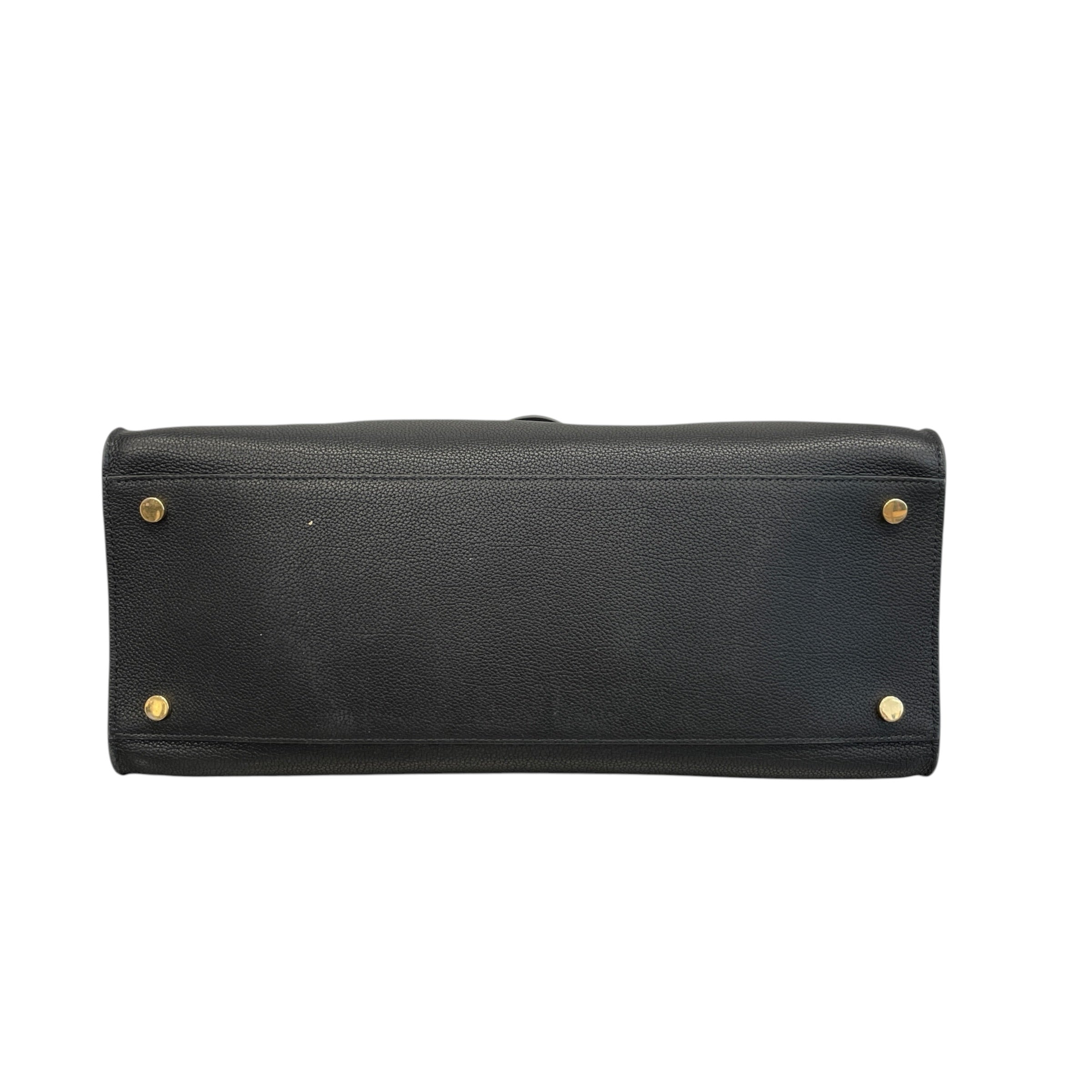 BURBERRY/Tote Bag/Leather/BLK/COTSWOLDS TOTE view 3