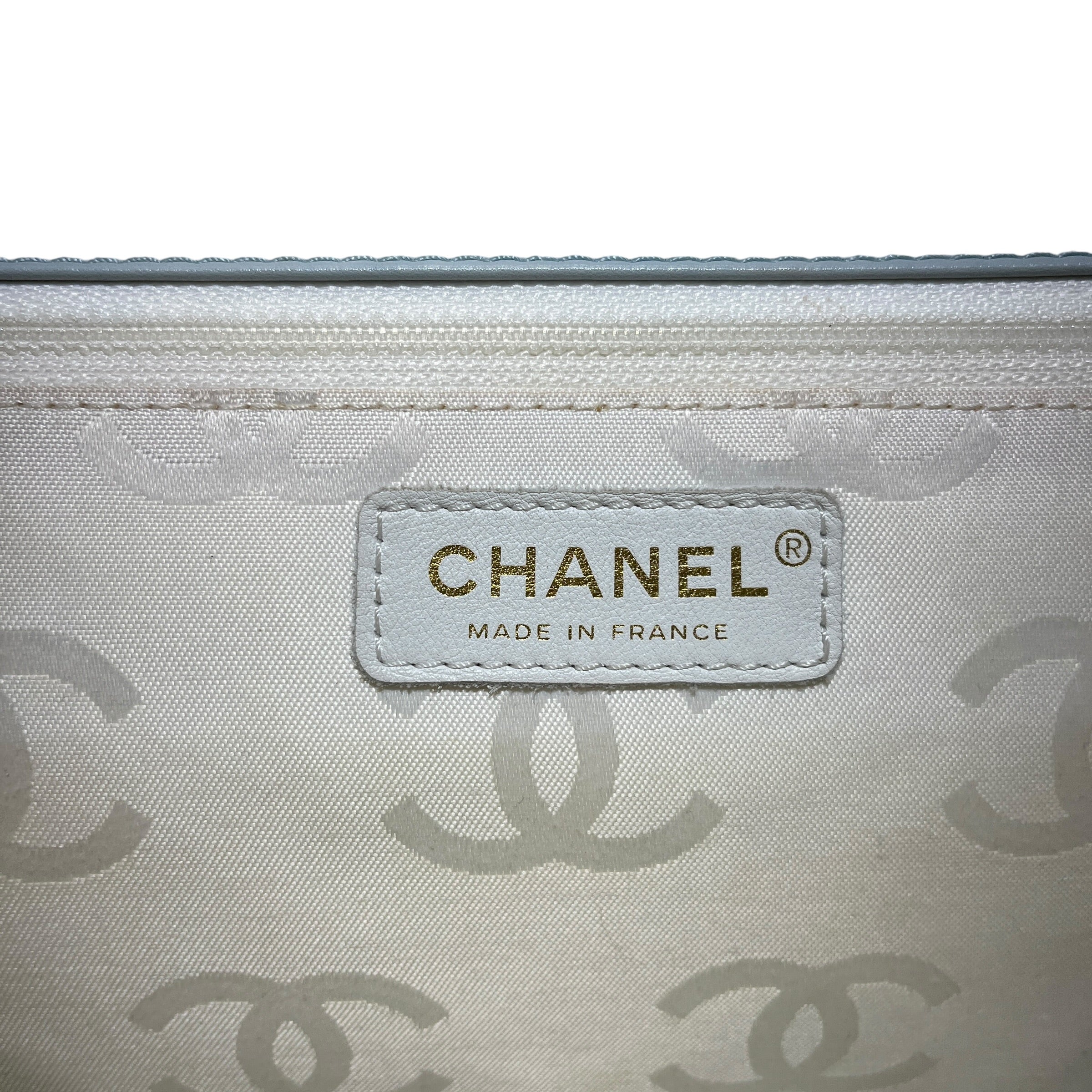 CHANEL/Hand Bag/Leather/BLU/LEATHER FLAP BAG W/GOLD view 6