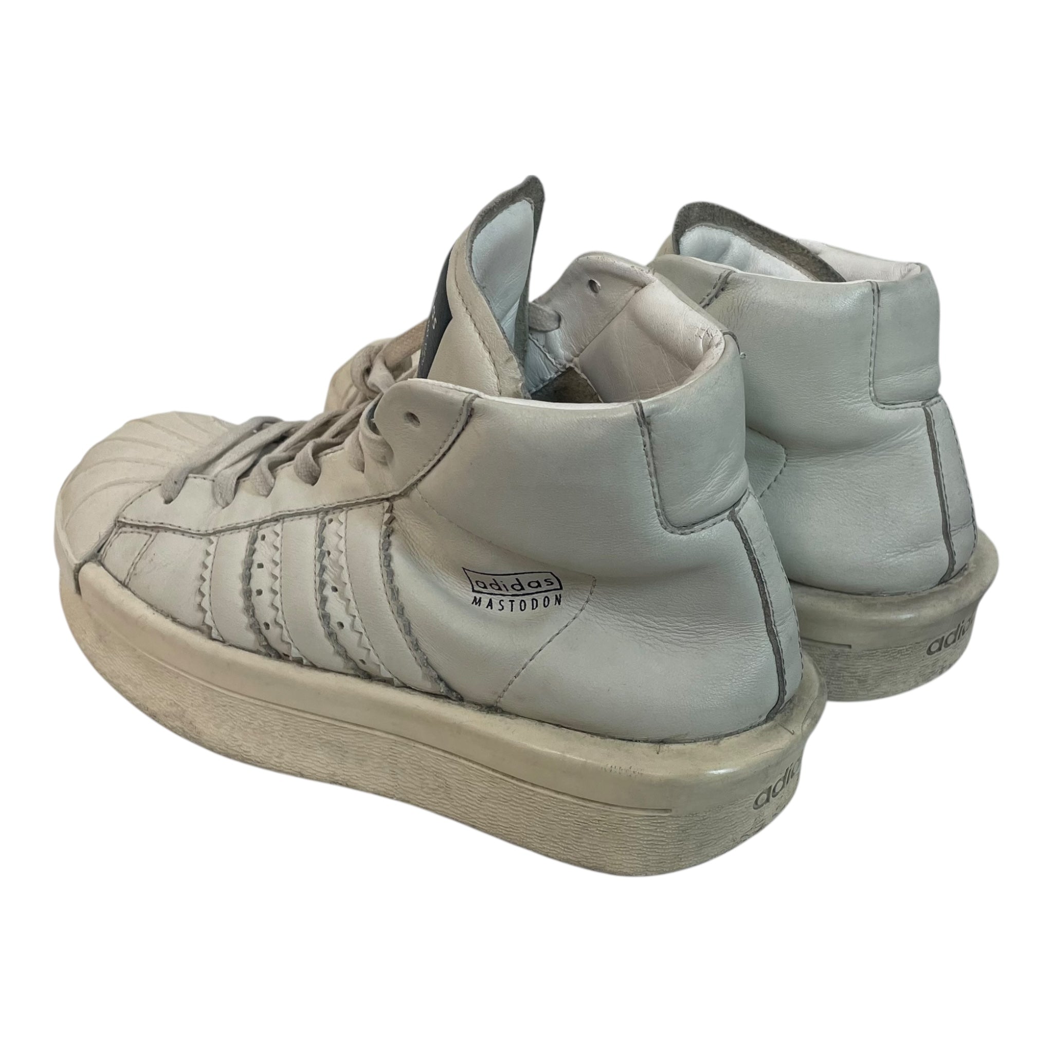 Rick Owens/Hi-Sneakers/US 7/Leather/KHK/ART BA9761 US 7 view 2