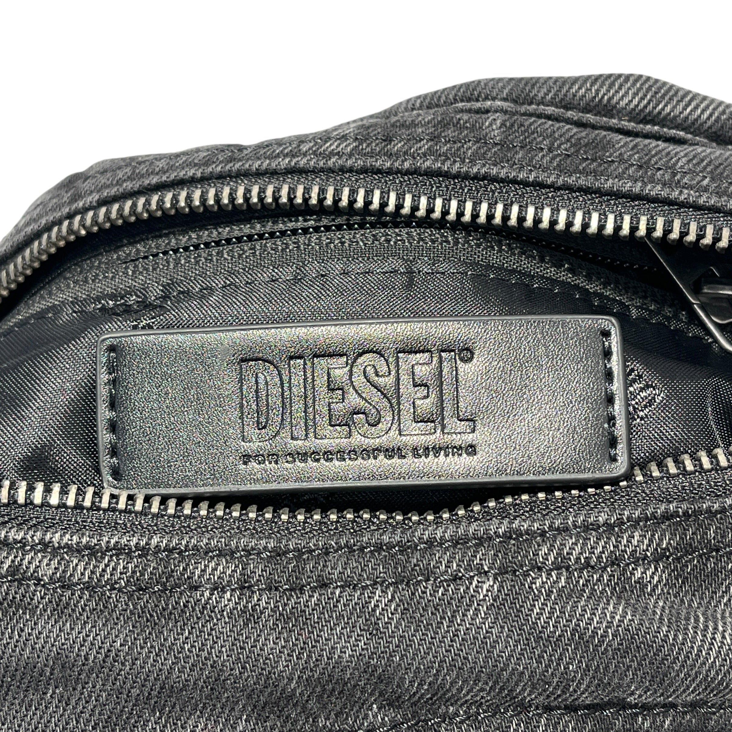 DIESEL/Bag/Denim/BLK/diesel multi pocket denim bag view 13