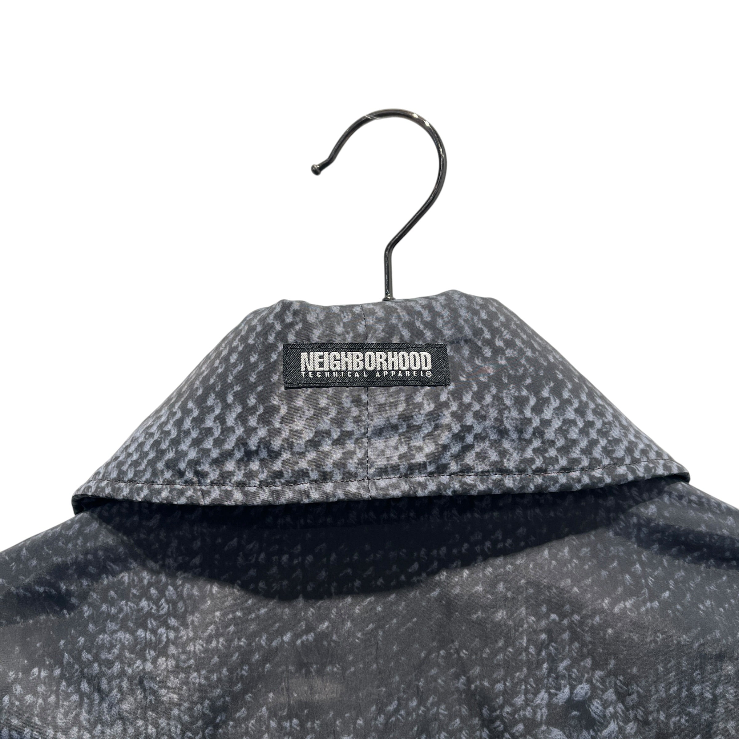 NEIGHBORHOOD/Quilted Jkt/L/Nylon/IDG/Graphic/NYLON SWEATER PRINT DOWN view 12