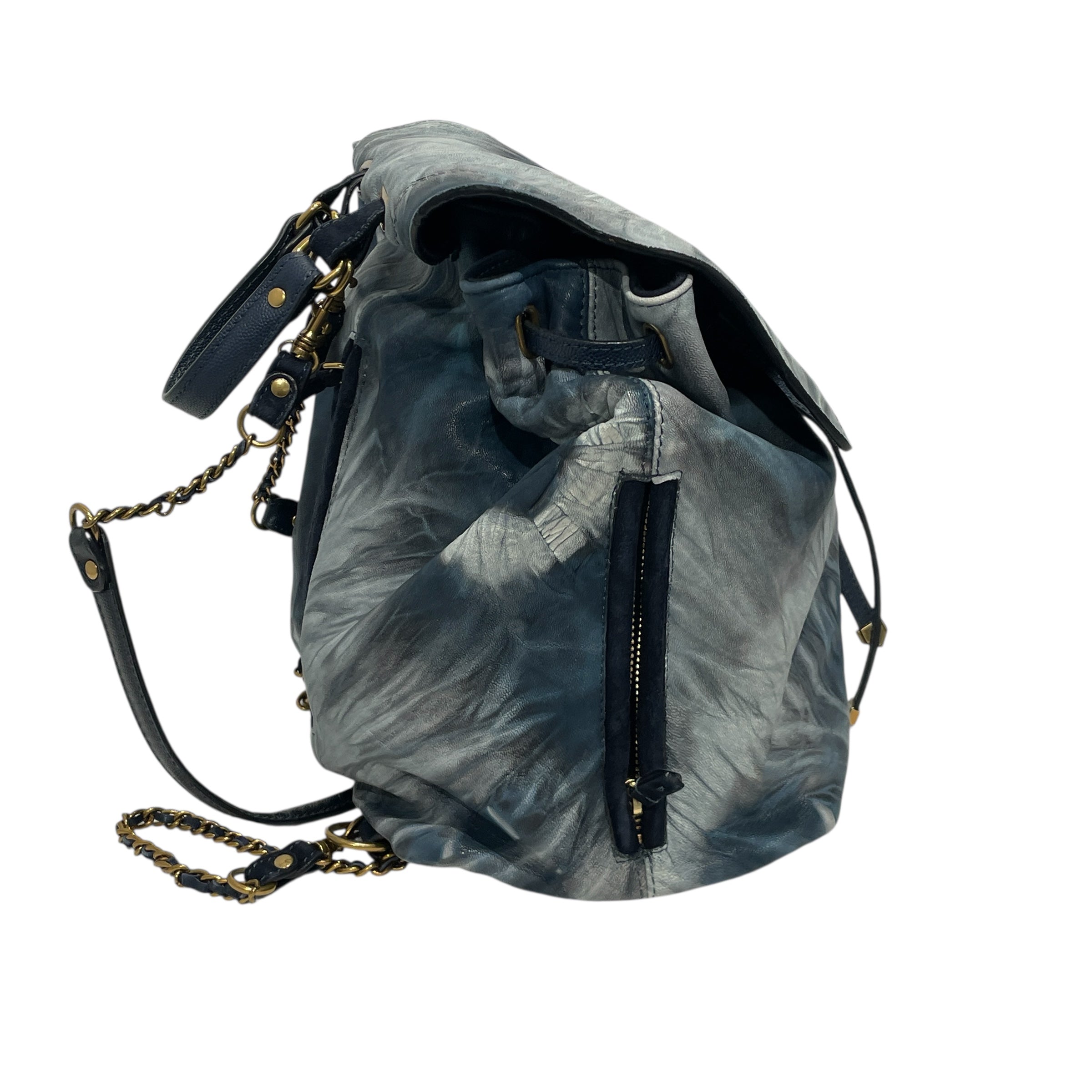 Jerome Dreyfuss/Backpack/All Over Print/Leather/IDG/GOLD HARDWARE view 4