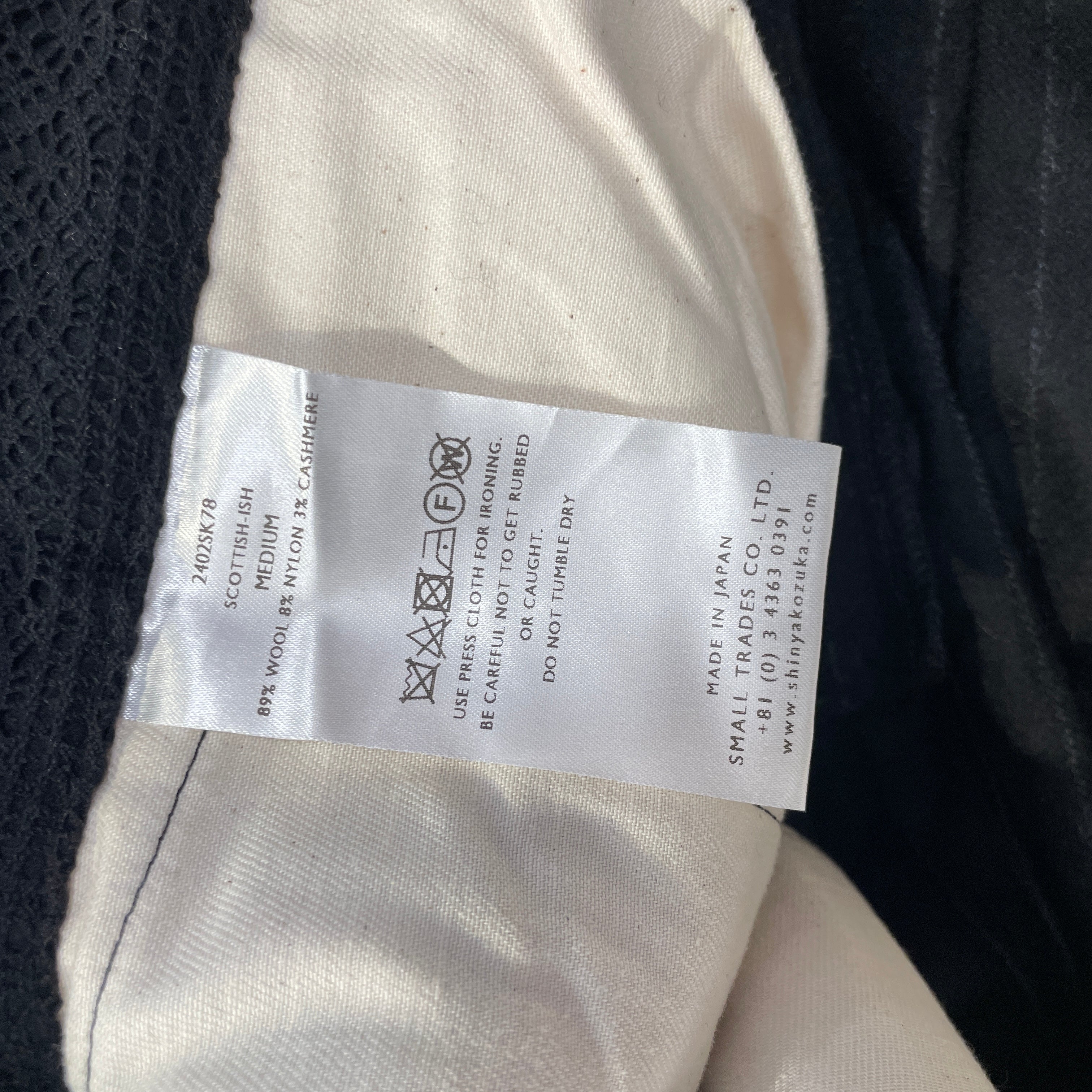 SHINYA KOZUKA/Pants/M/Wool/BLK/PINSTRIPE PLEAT view 4