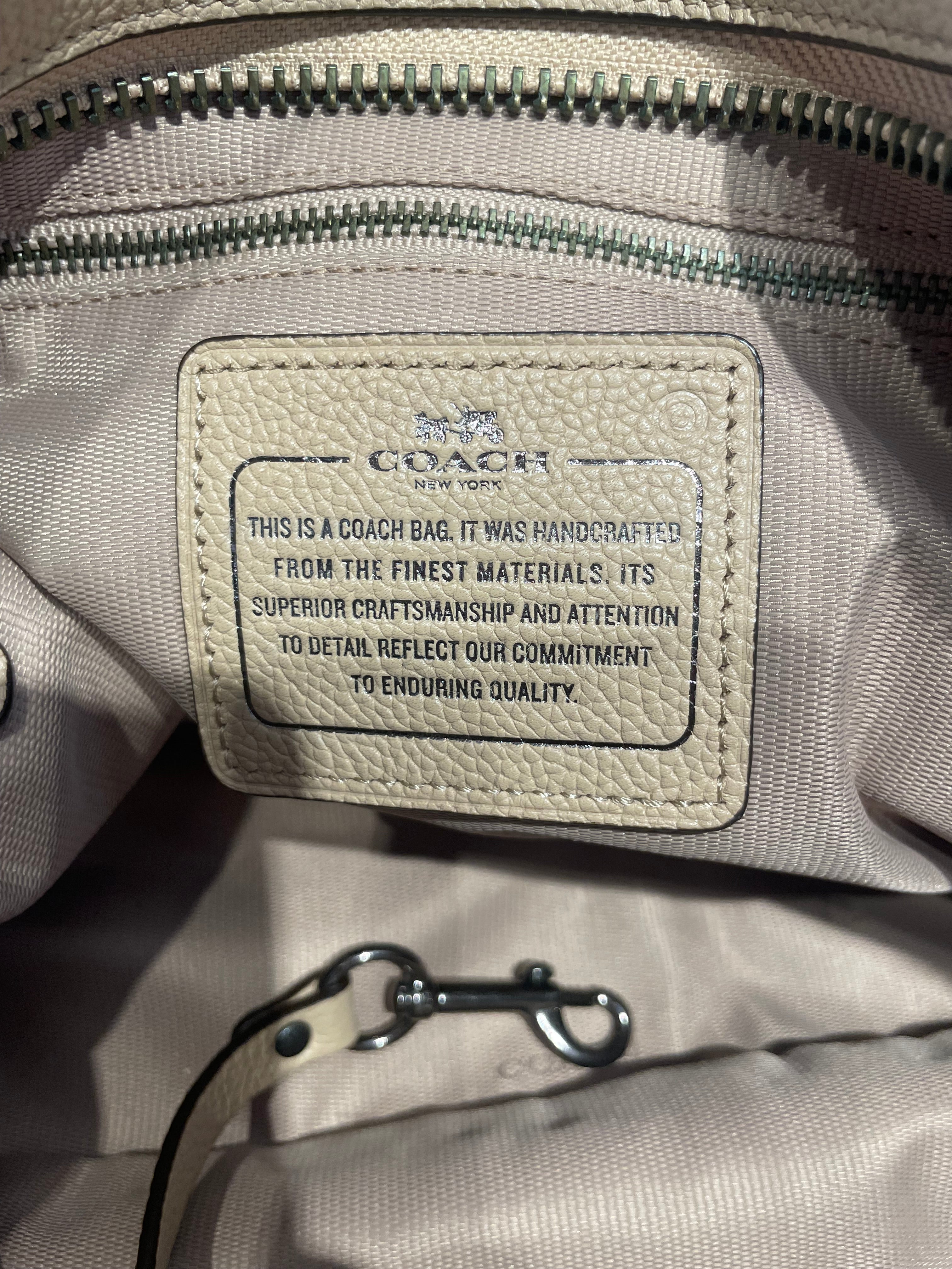 COACH/Tote Bag/Leather/BEG/Tatum Luxury view 4