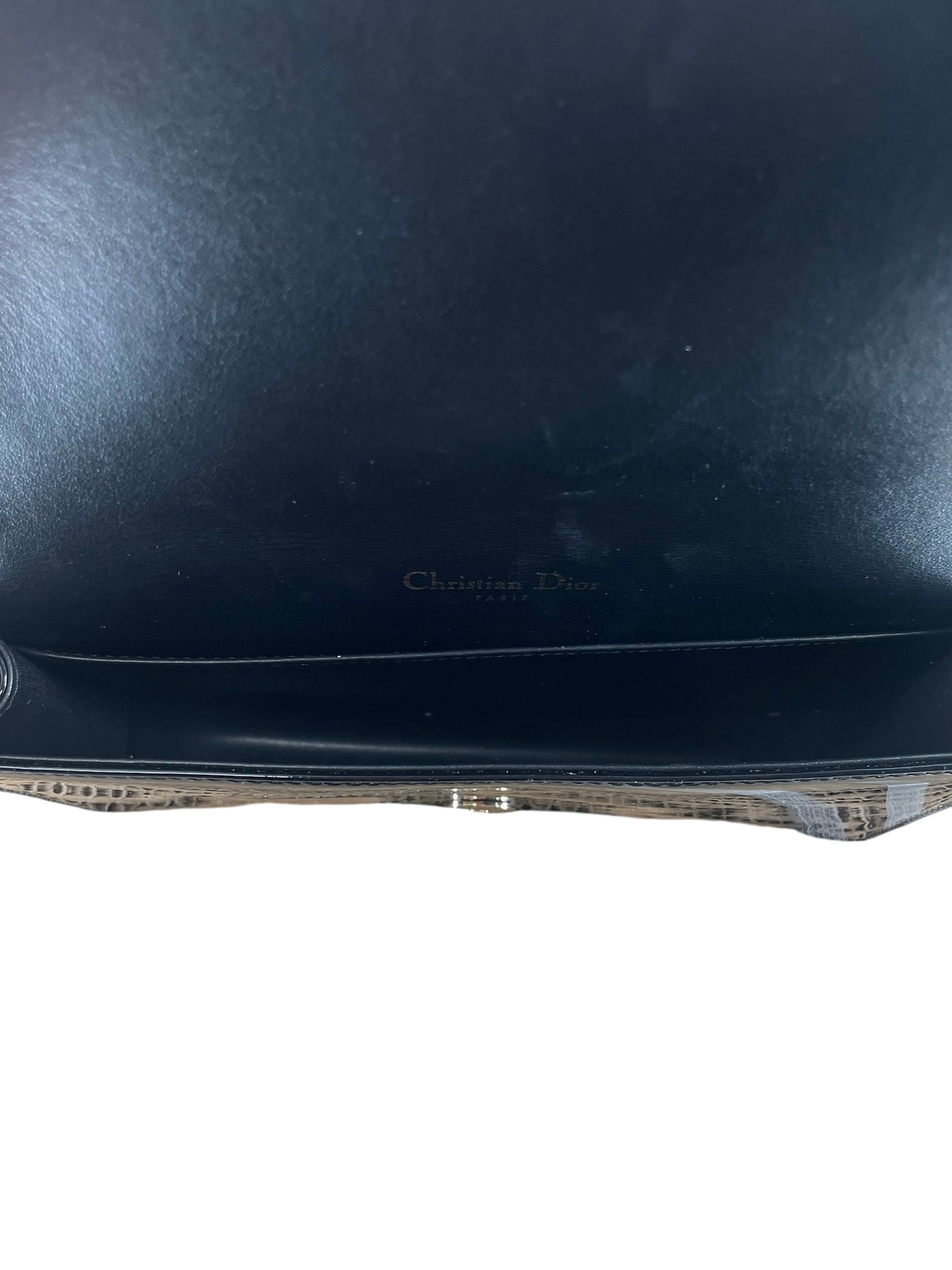 Christian Dior/Cross Body Bag/Leather/BLK/PATENT LEATHER LADY DIOR 48MA0 view 5