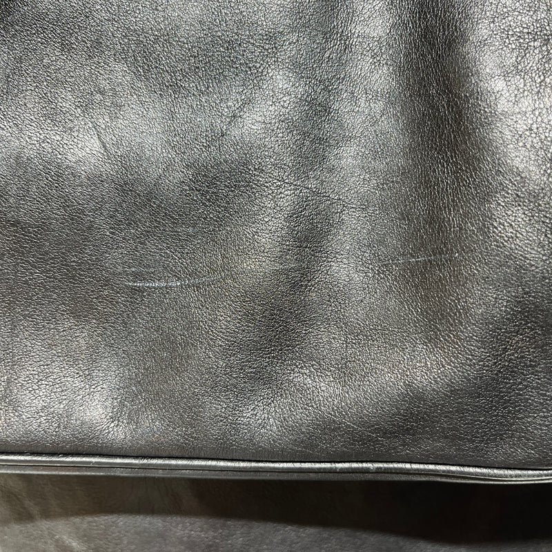 YVES SAINT LAURENT rive gauche/Tote Bag/Leather/BLK/TRIBUTE TOTE
