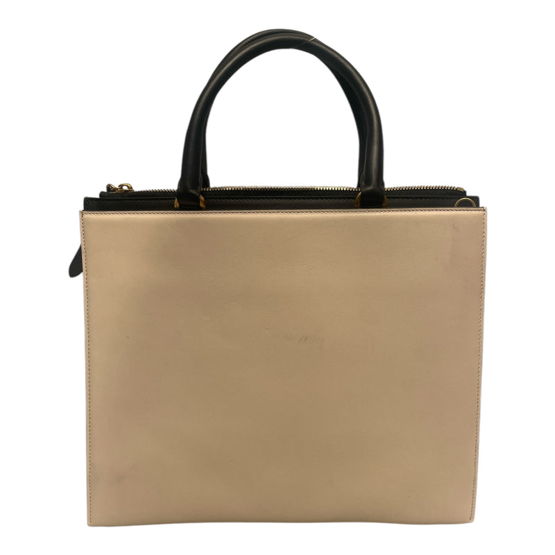 Salvatore Ferragamo/Hand Bag/OS/Monogram/Leather/CRM/ALL CREAM SLIM BAG