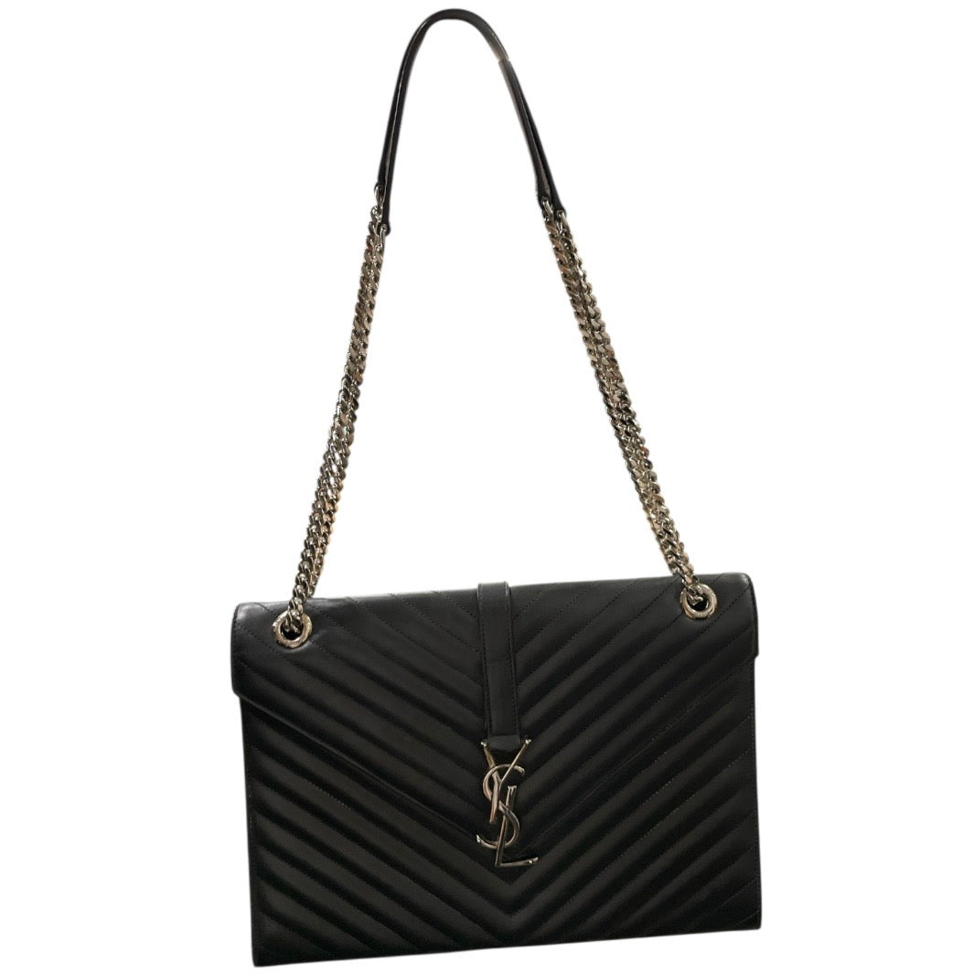 YVES SAINT LAURENT/Cross Body Bag/Leather/BLK/ view 1