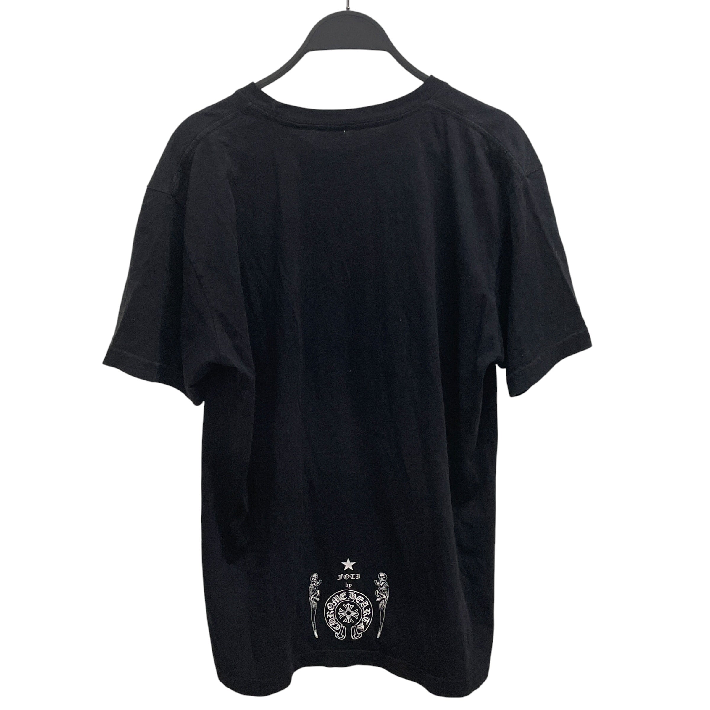 CHROME HEARTS/T-Shirt/L/Cotton/BLK/FOTI/ WINGED SKULL view 2