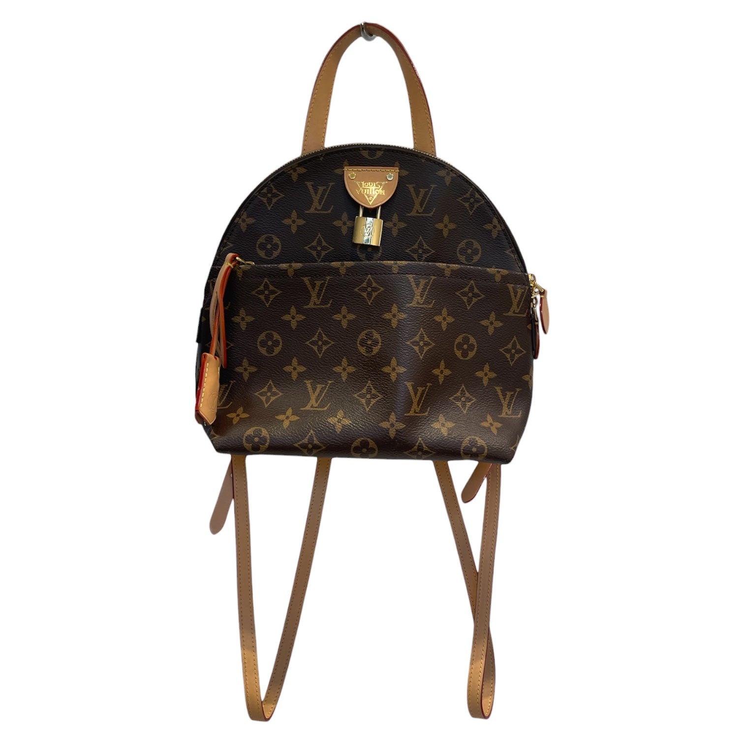 LOUIS VUITTON/Backpack/Monogram/Leather/BRW/MOON BACKPACK, LOCK ON FRNT view 1