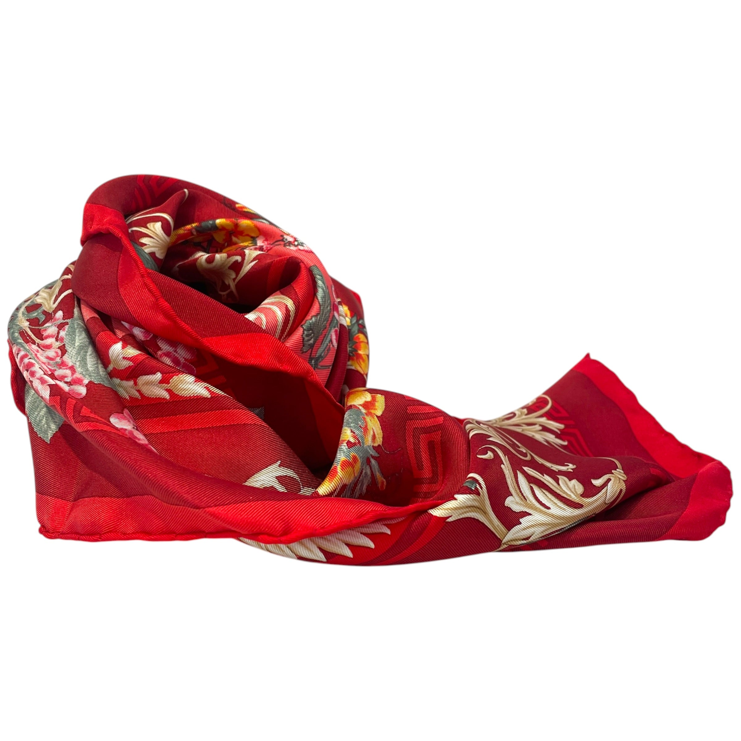 VERSACE/Scarf/Graphic/Silk/RED/L's/SILK SCARF view 1