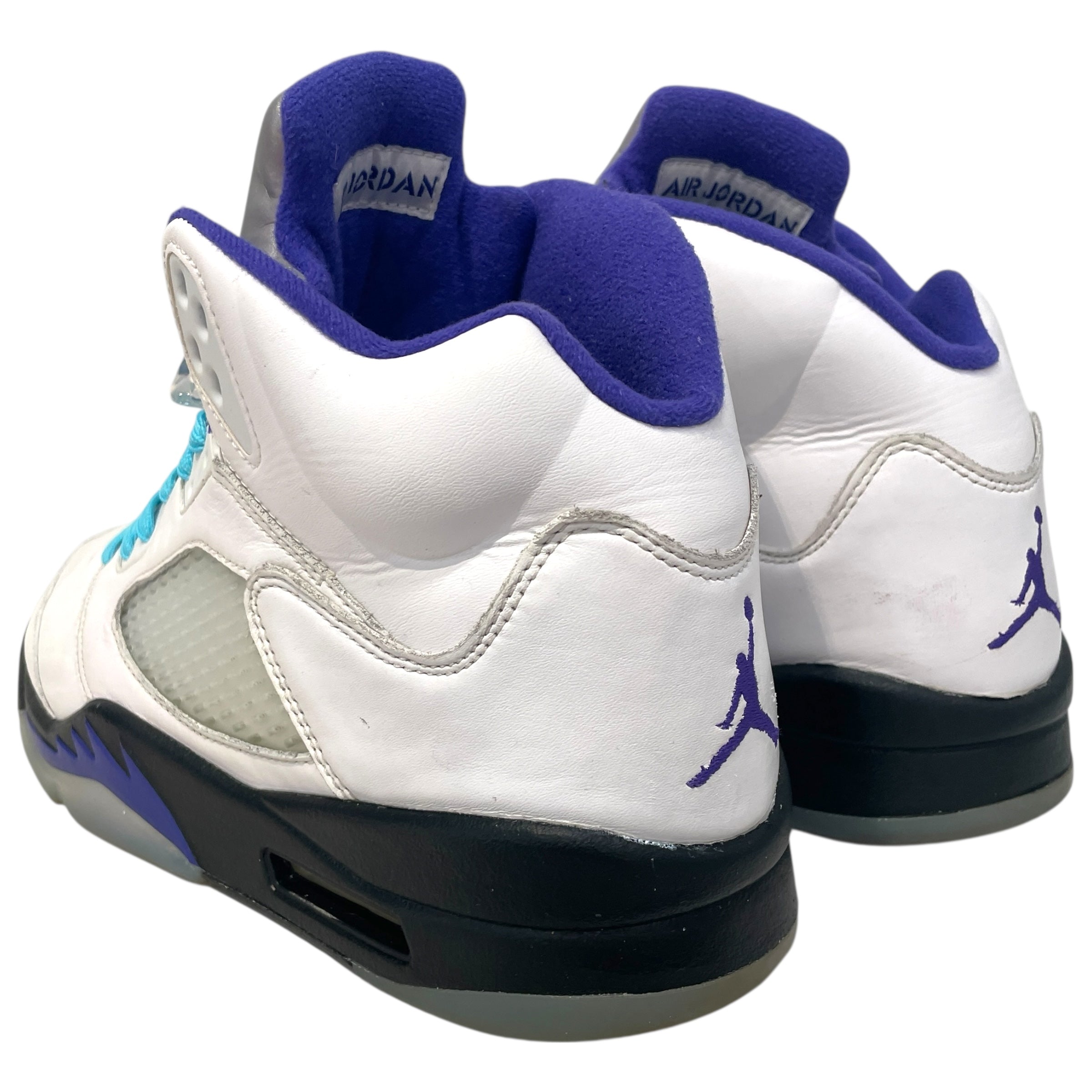 NIKE/Hi-Sneakers/US 13/Leather/WHT/Jordan 5 Dark Concord view 2
