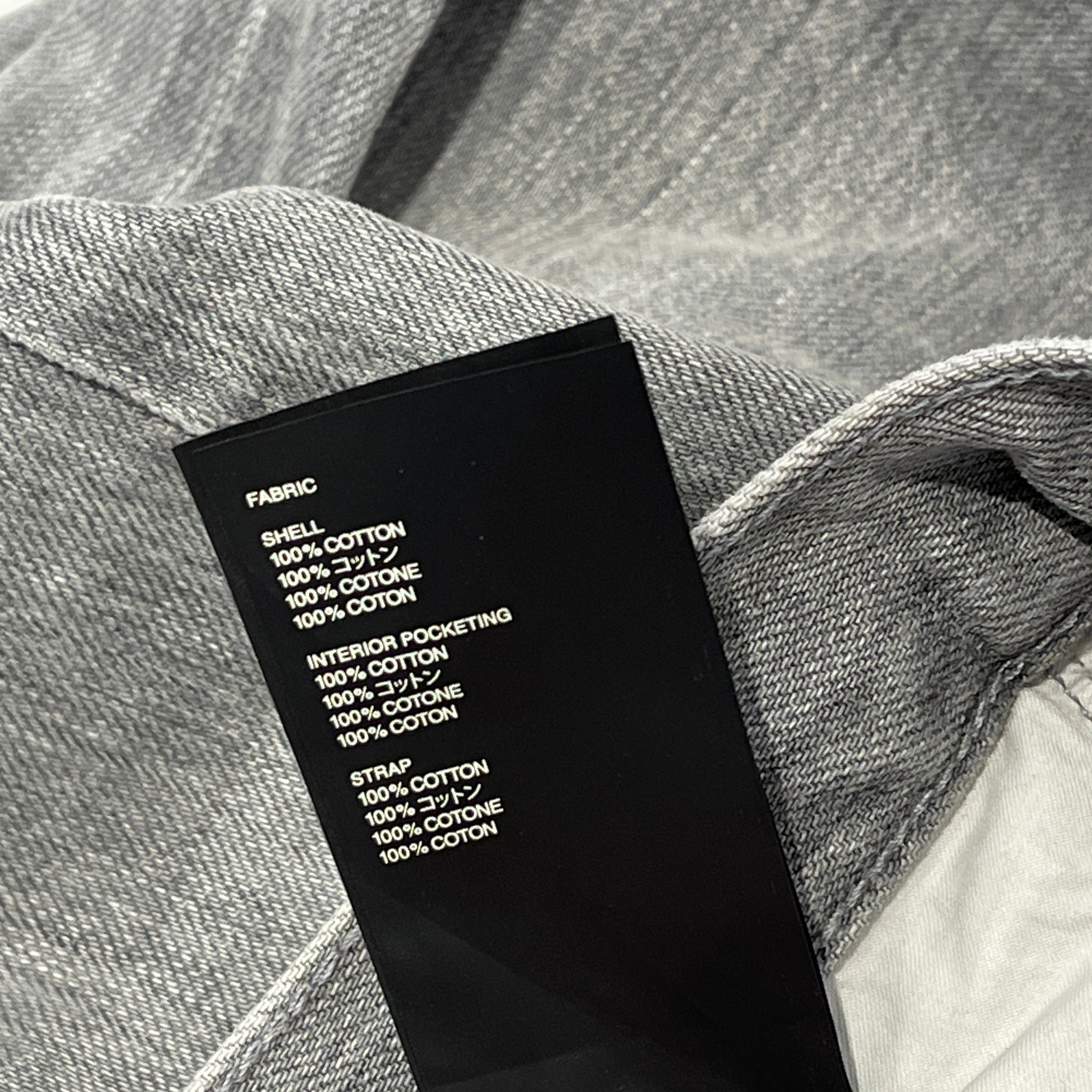 FEAR OF GOD/Straight Pants/34/Denim/GRY/DISTRESSED BELTED GREY DENIM view 8