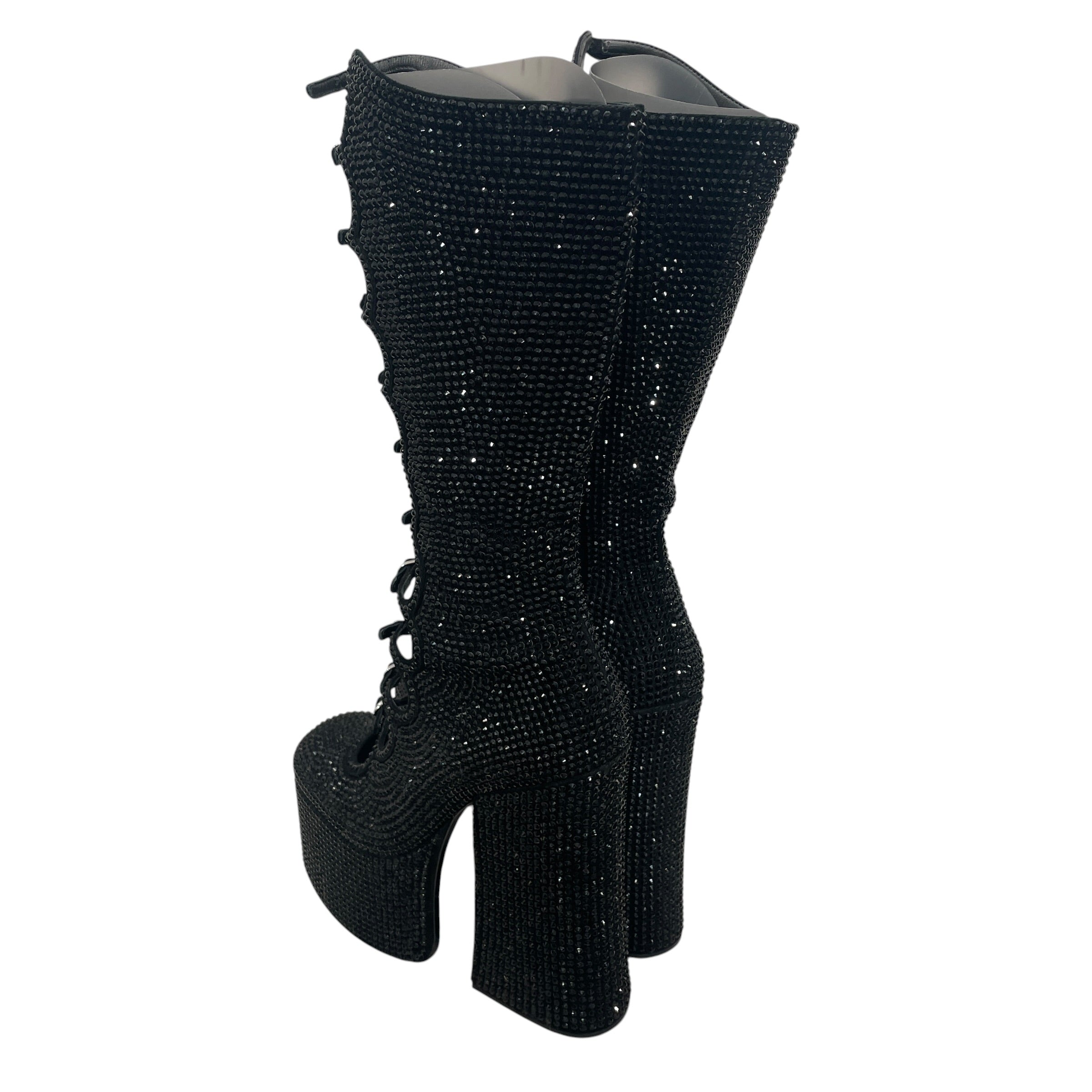 MARC JACOBS/Boots/US 9/Acrylic/BLK/BLACKRHINESTONE view 2