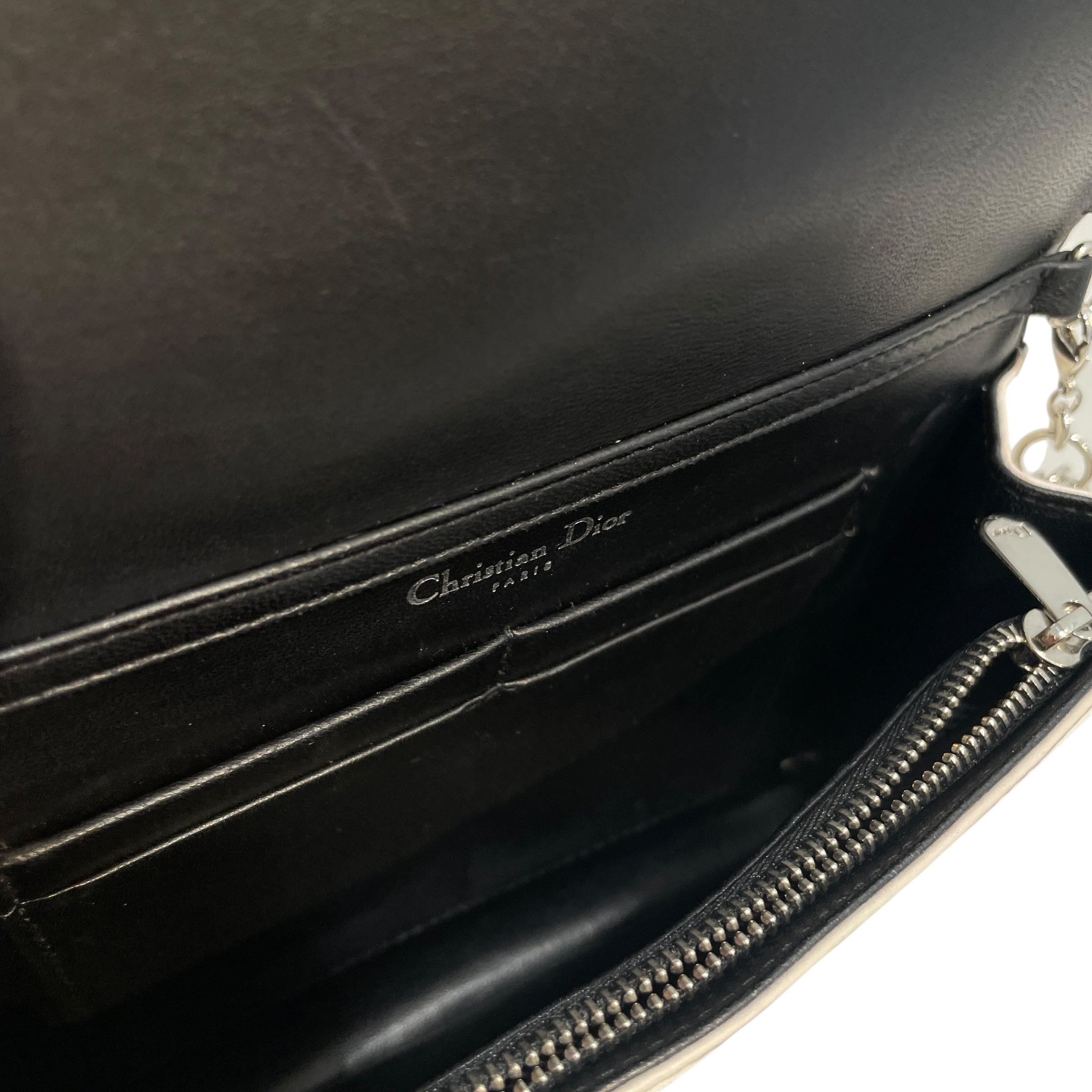 Christian Dior/Cross Body Bag/Graphic/Leather/MLT/Badge Embellished Chain Bag view 6