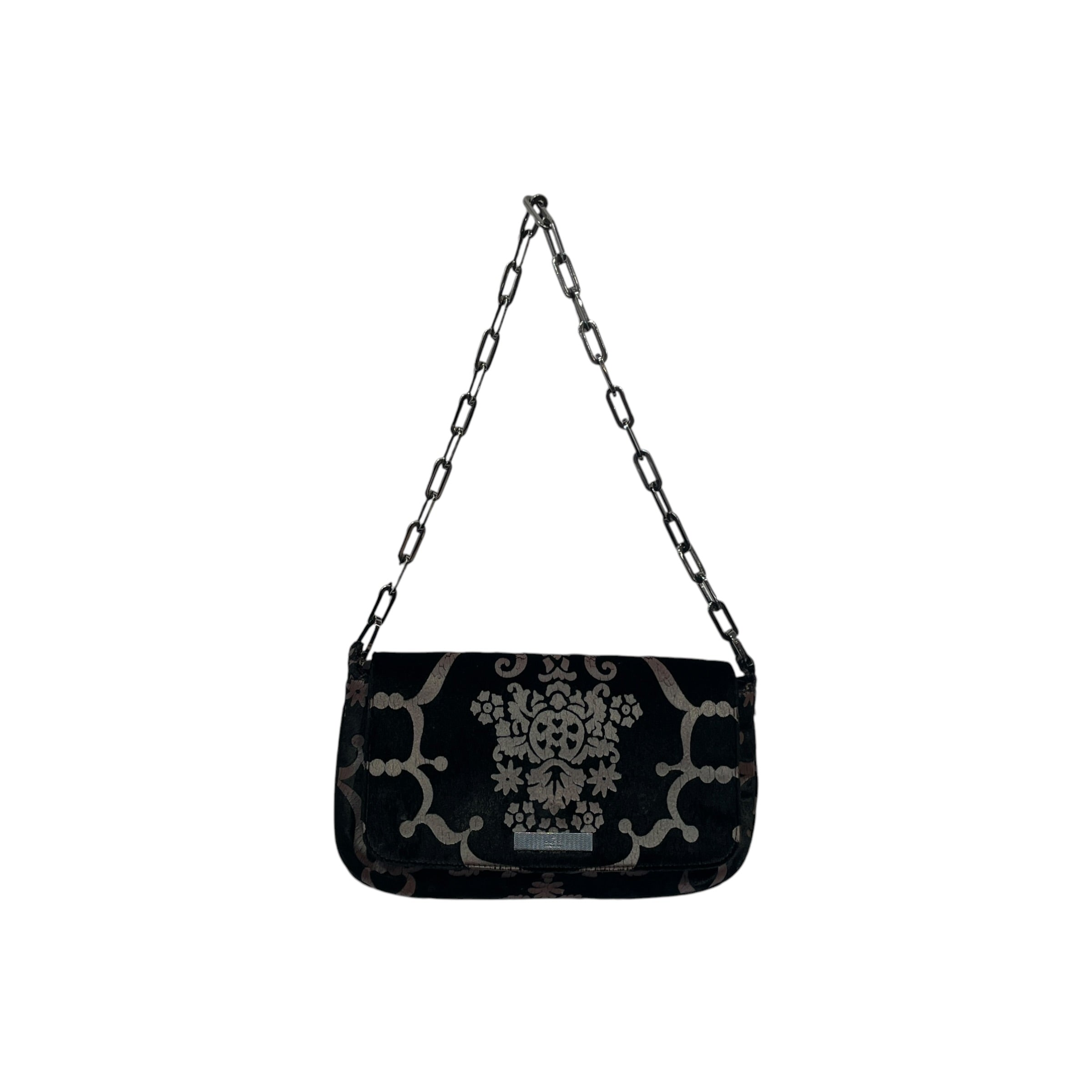 GUCCI/Hand Bag/Velour/BLK/TOM FORD ERA/VELVET DEVORE view 1
