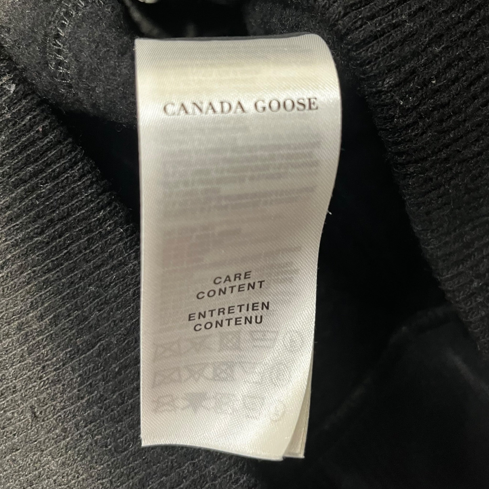 CANADA GOOSE/Zip Up Hoodie/M/Wool/BLK/XMCANGOO365WIN view 4