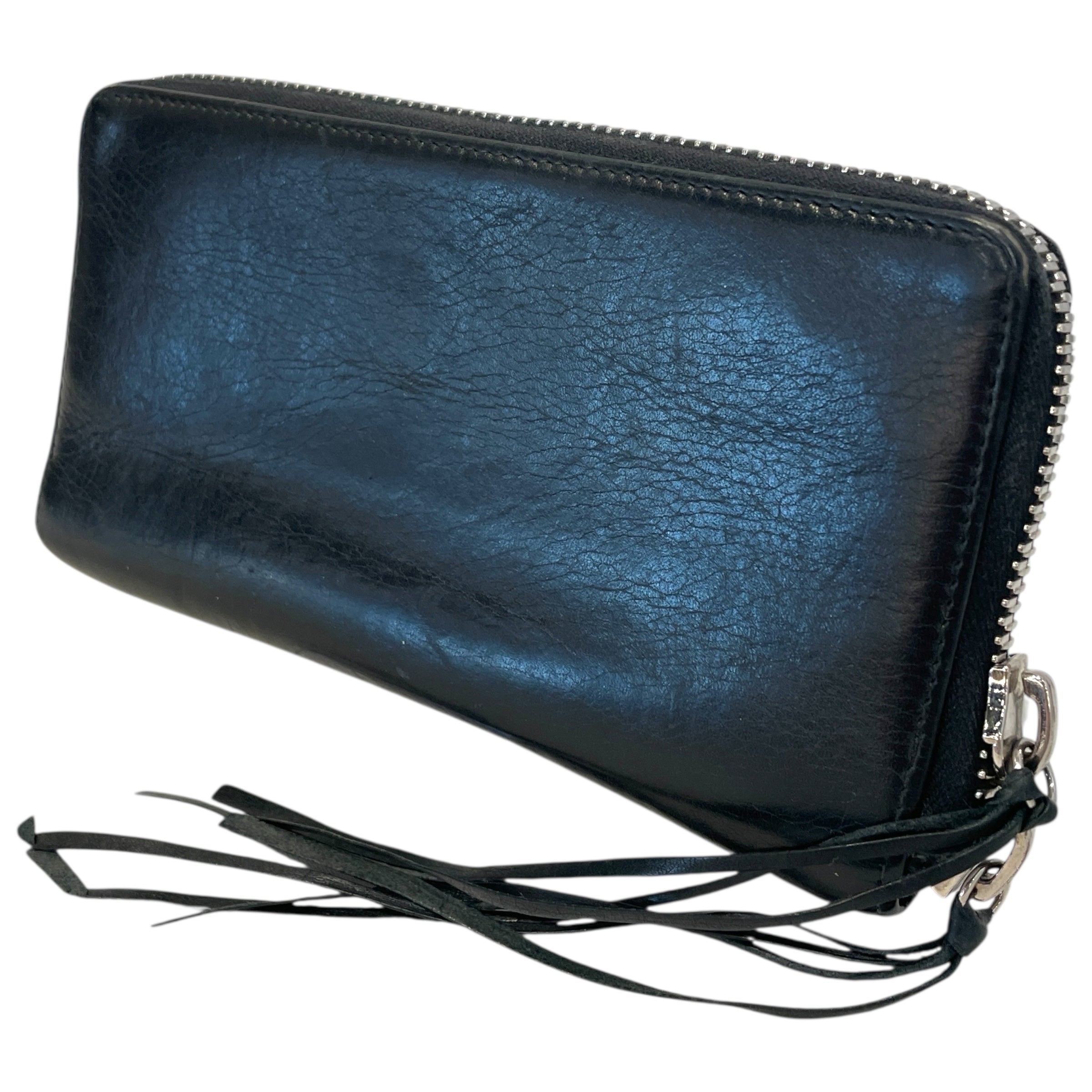 BALENCIAGA/Wallet/Leather/BLK/2016 Zip Around view 2