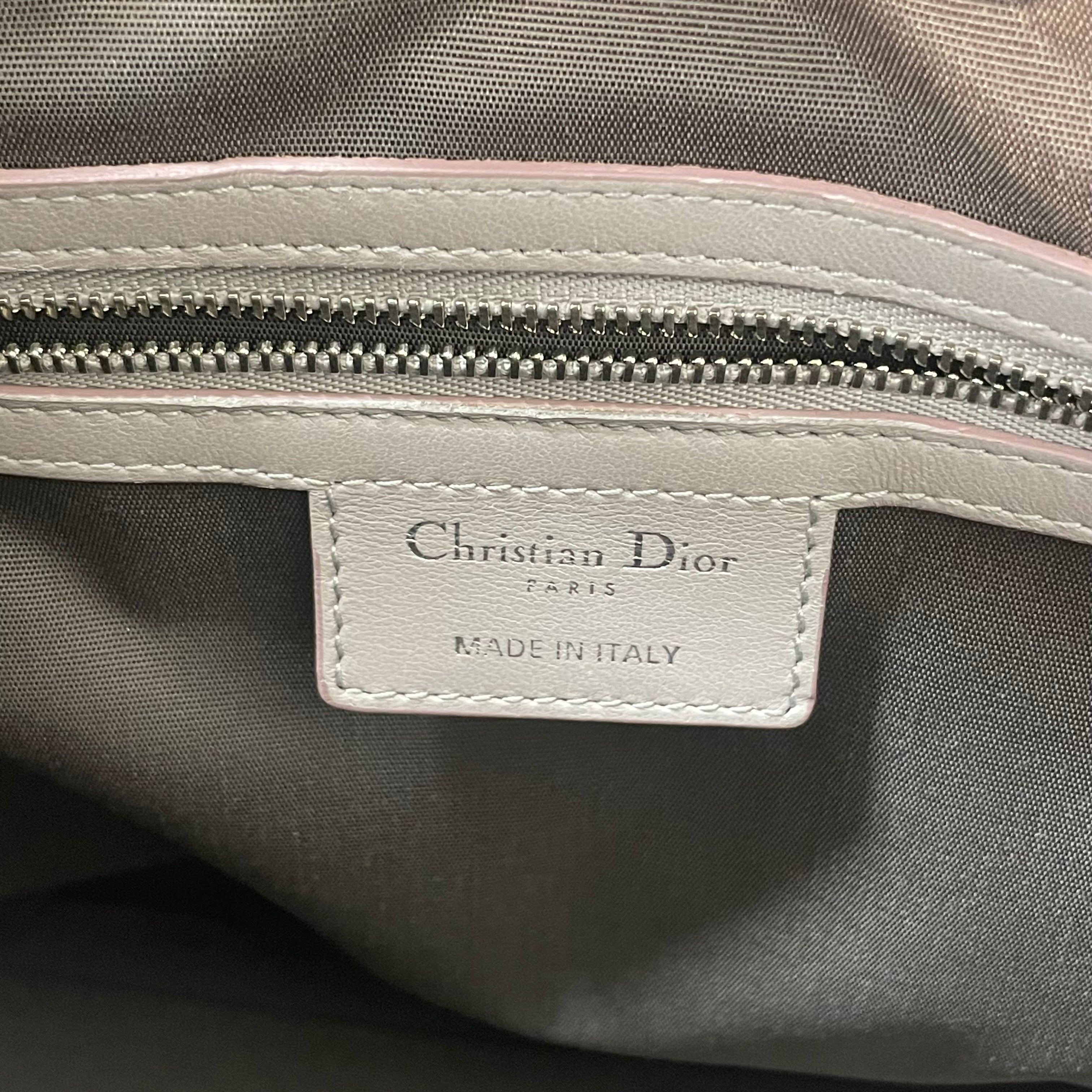 Christian Dior/Hand Bag/Leather/GRY/granville tote view 4