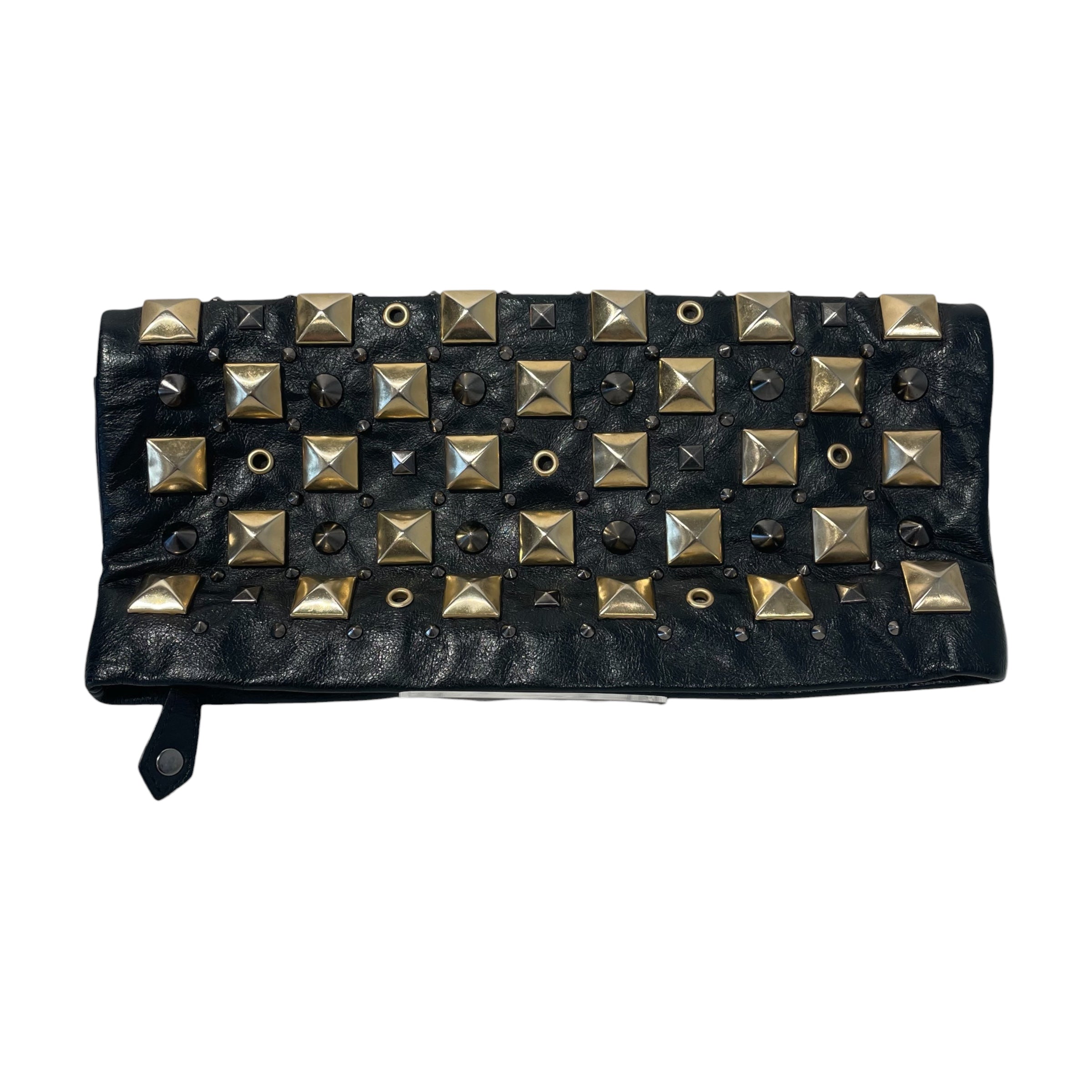 PIERRE BALMAIN/Clutch Bag/OS/Leather/BLK/ view 1