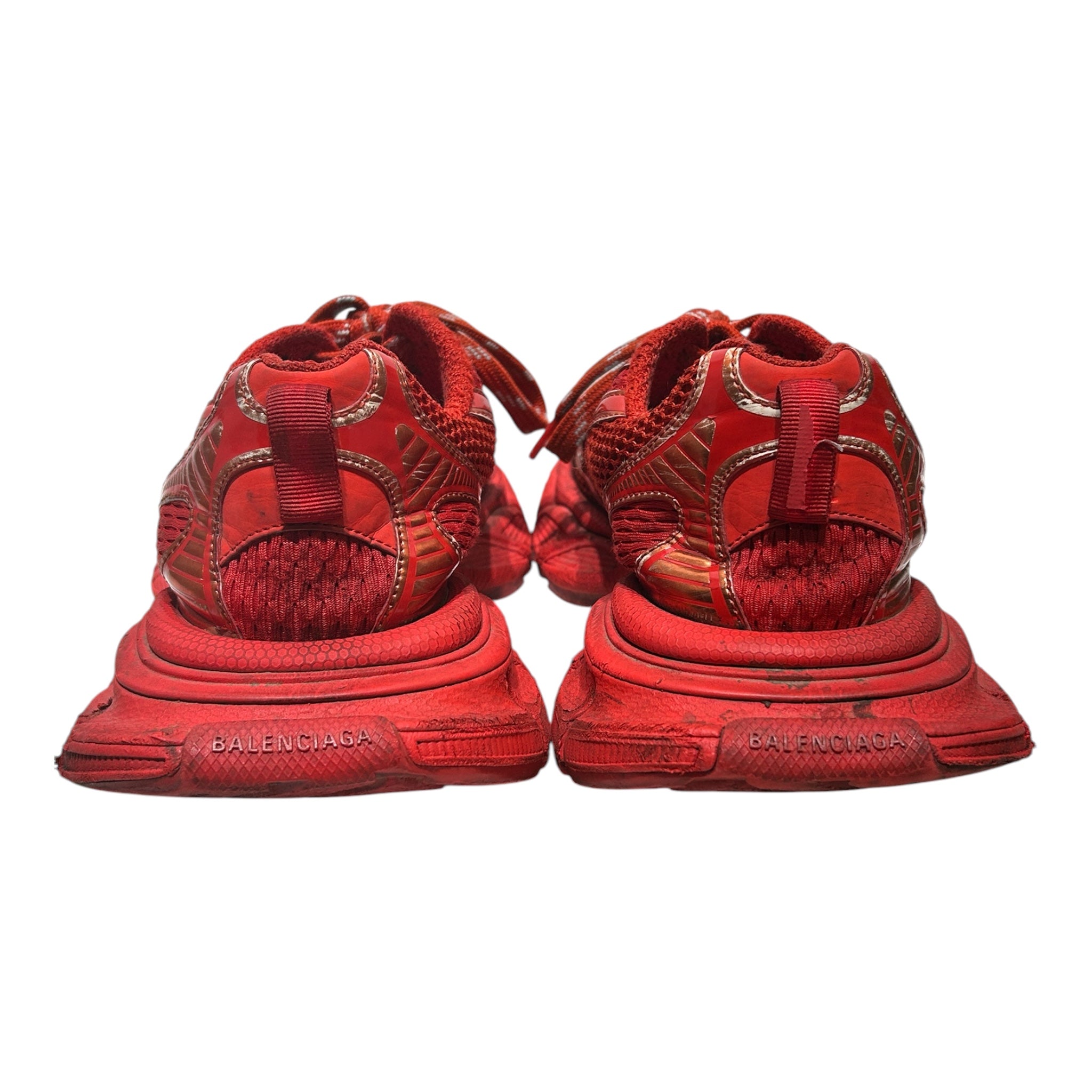 BALENCIAGA/Low-Sneakers/EU 42/Cotton/RED/3XL SNEAKERS view 5