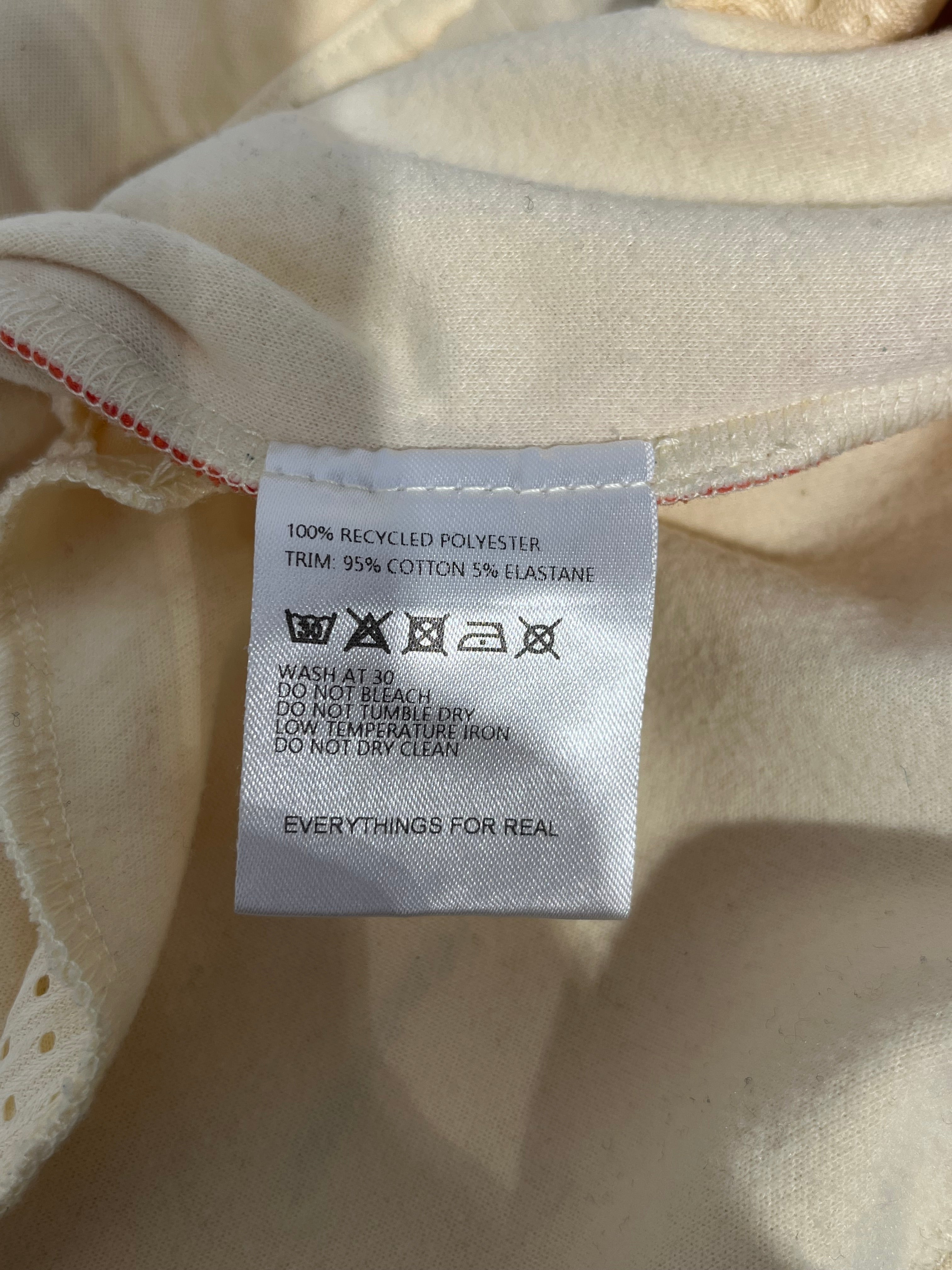 WALES BONNER/Bottoms/1/Nylon/IVR/org stripe back knee patch view 5