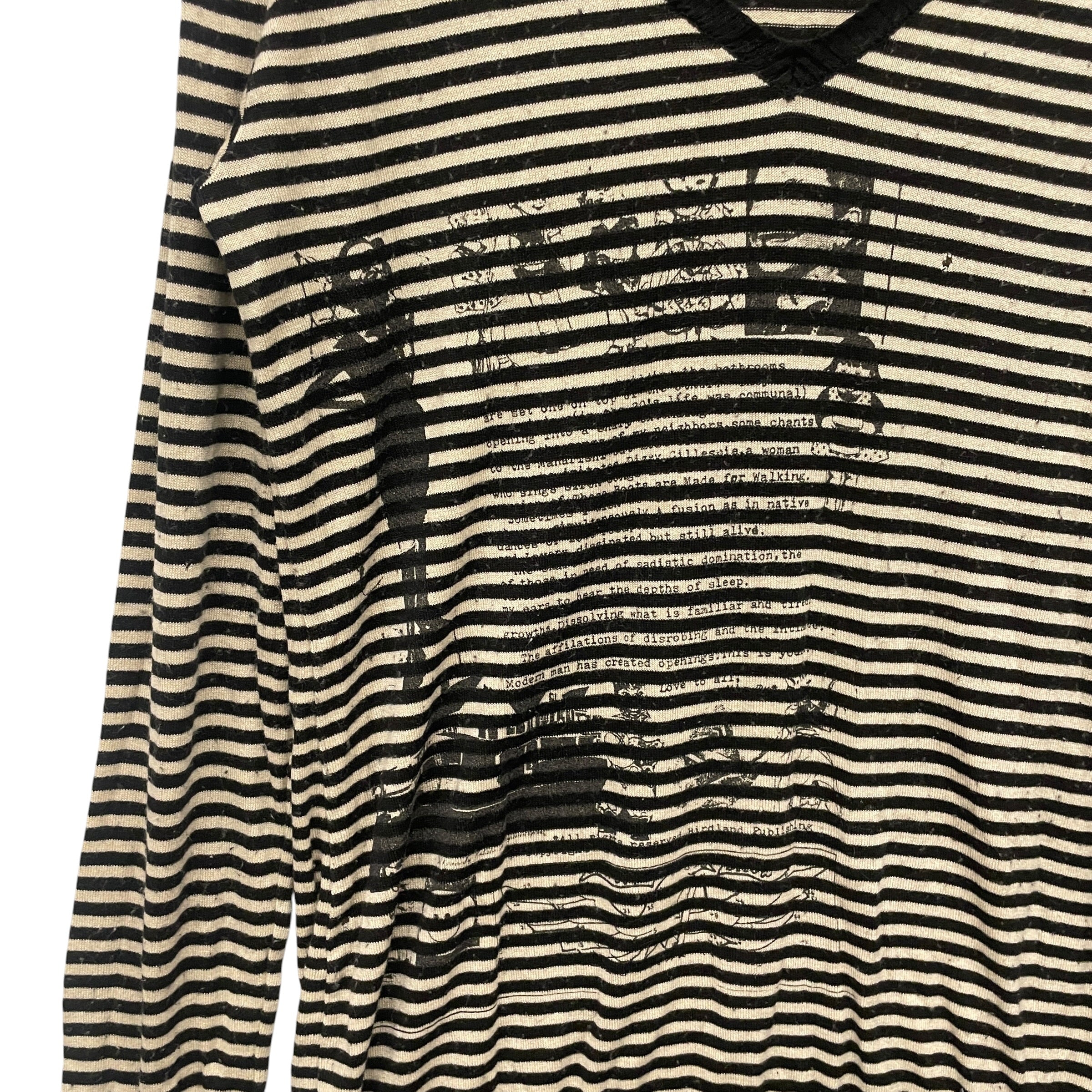 HYSTERIC/LS T-Shirt/Stripe/Cotton/BLK/1990 anarachy punk view 3